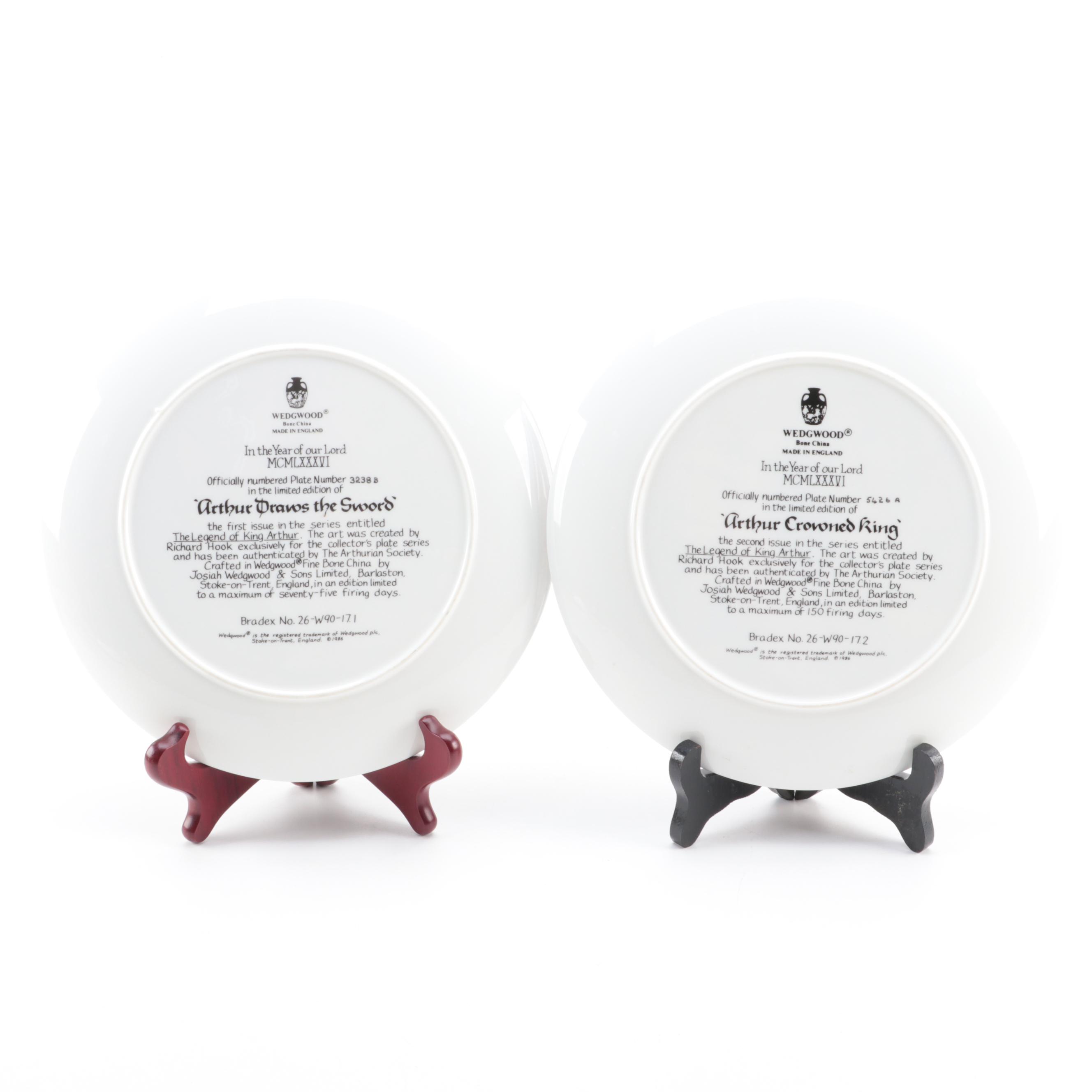 Heinrich The Russian Fairy Tales with Wedgwood The Legend of King Arthur Plates