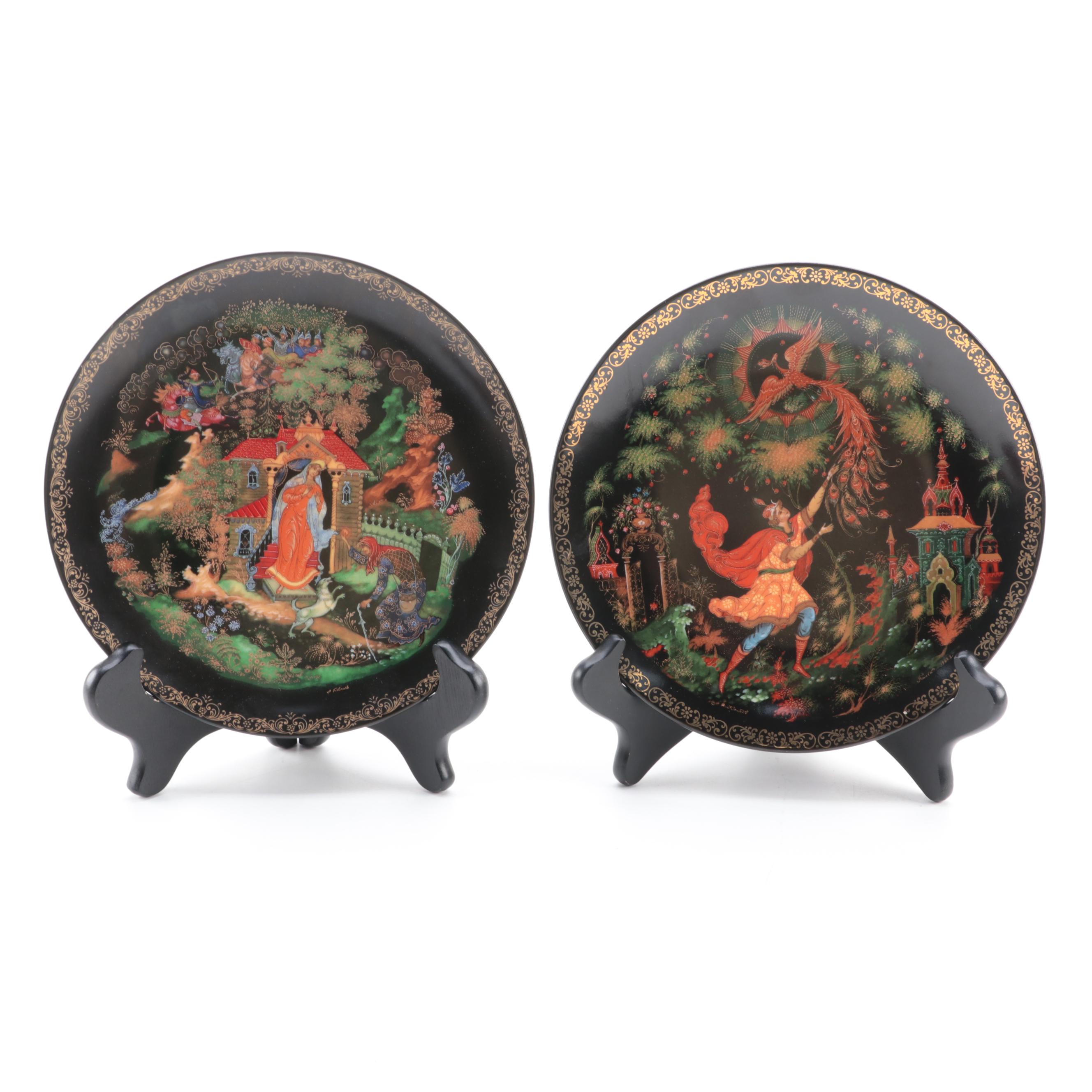 Heinrich The Russian Fairy Tales with Wedgwood The Legend of King Arthur Plates