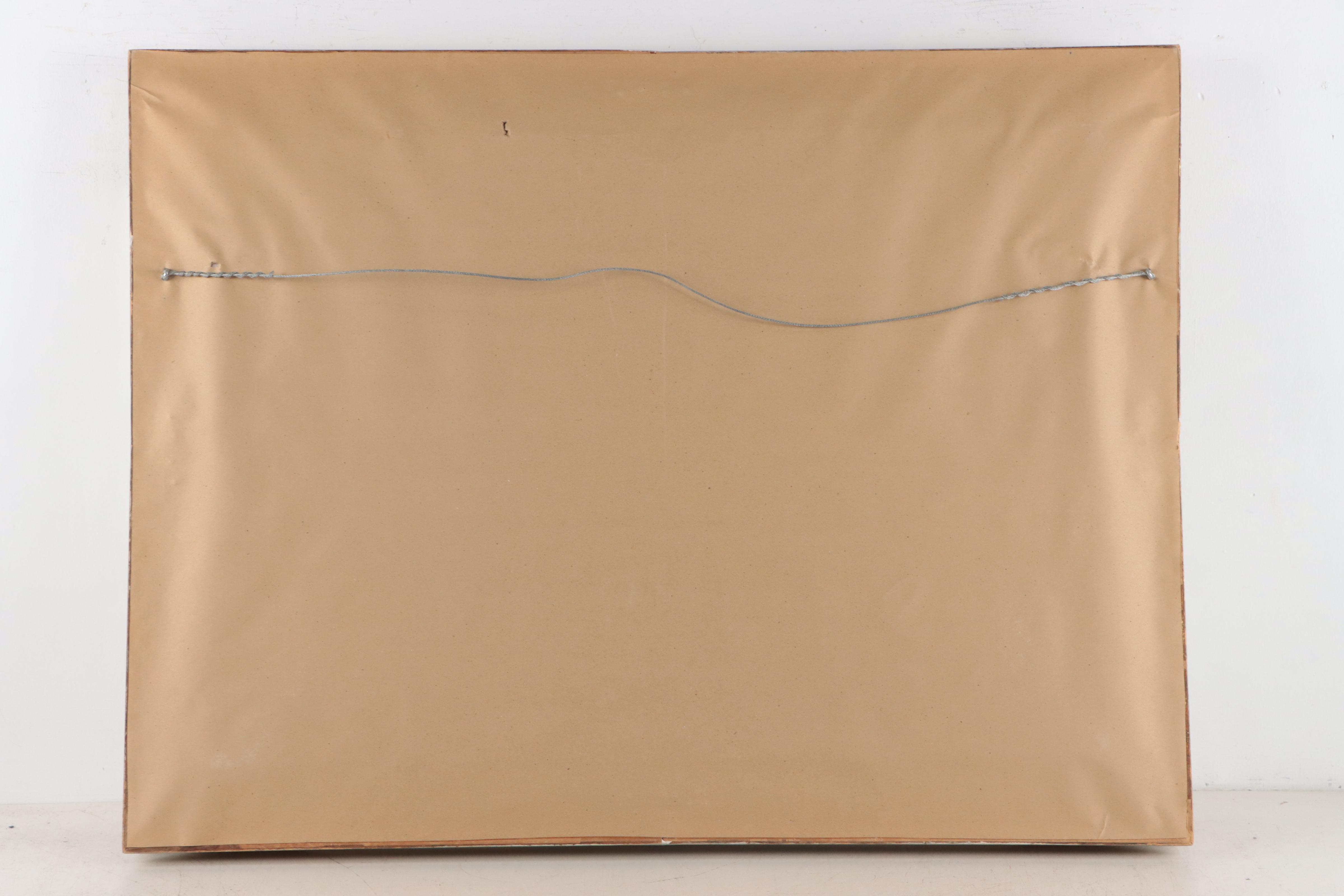 Impasto Oil Painting of Interior Scene