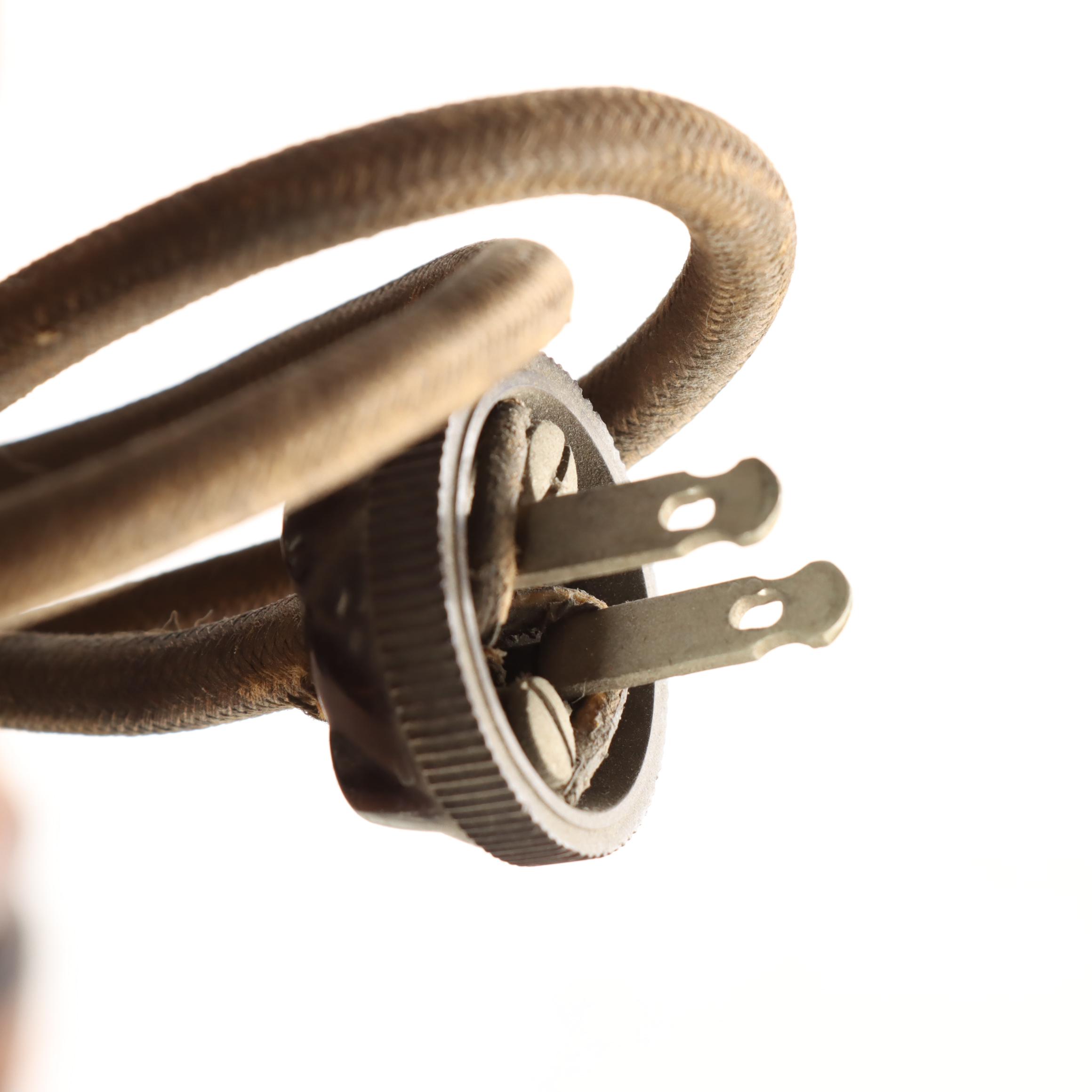 A.H. Grebe Jacobean Style Walnut-Stained Radio Cabinet, Circa 1930