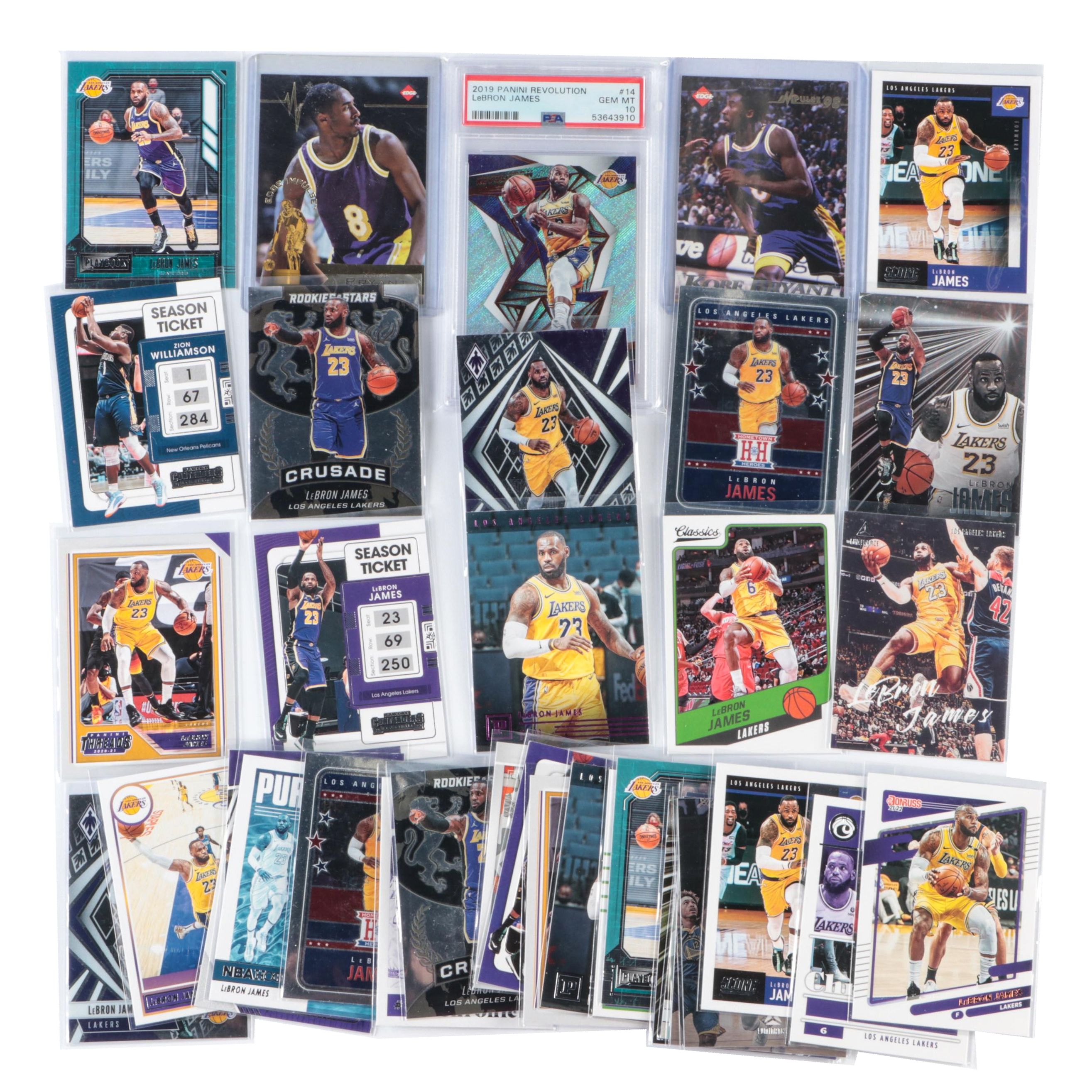 2019 Revolution LeBron James PSA Graded 10 Gem Mint and More Basketball Cards
