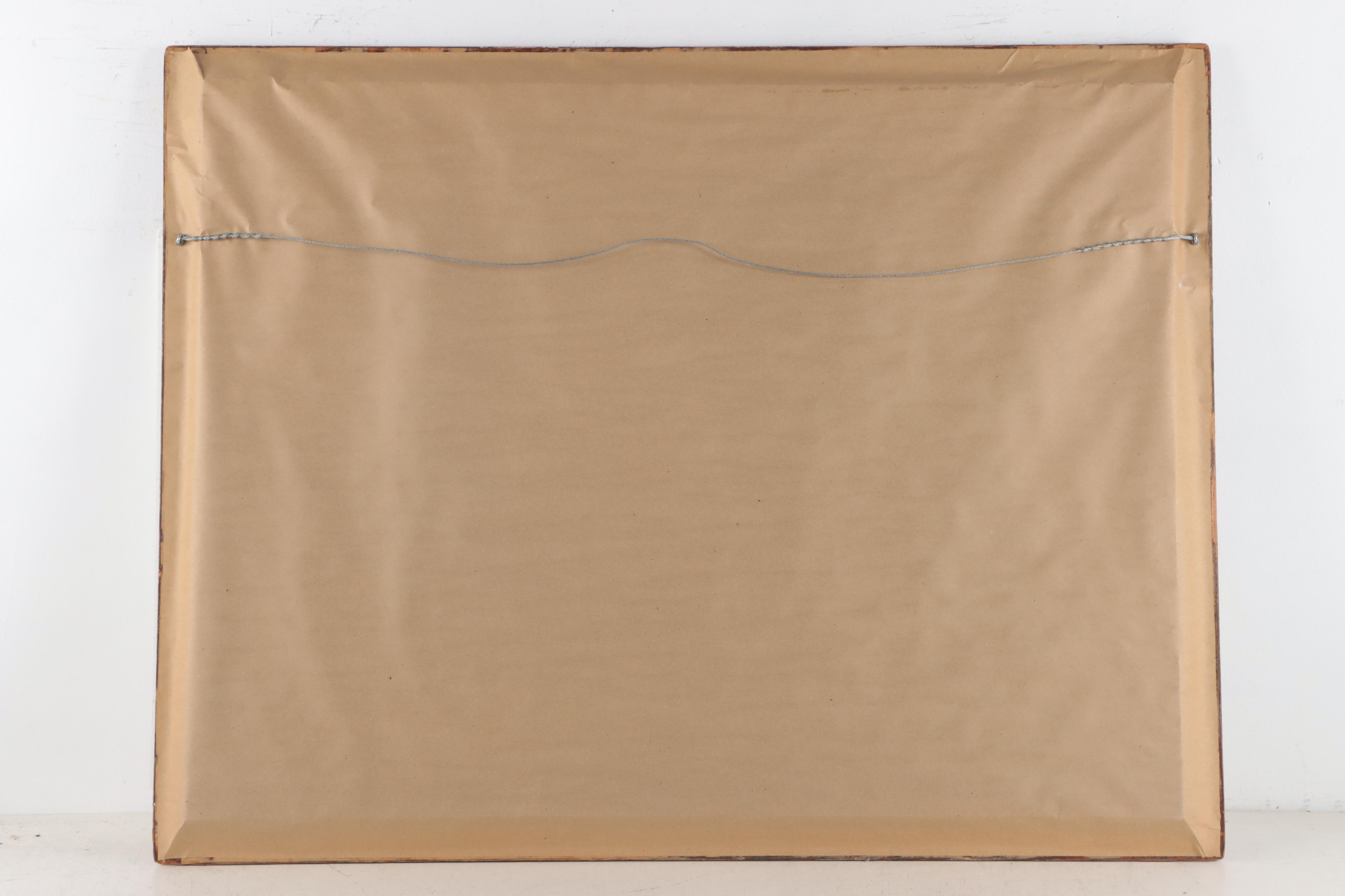 European School Oil Painting of Chinese Figures