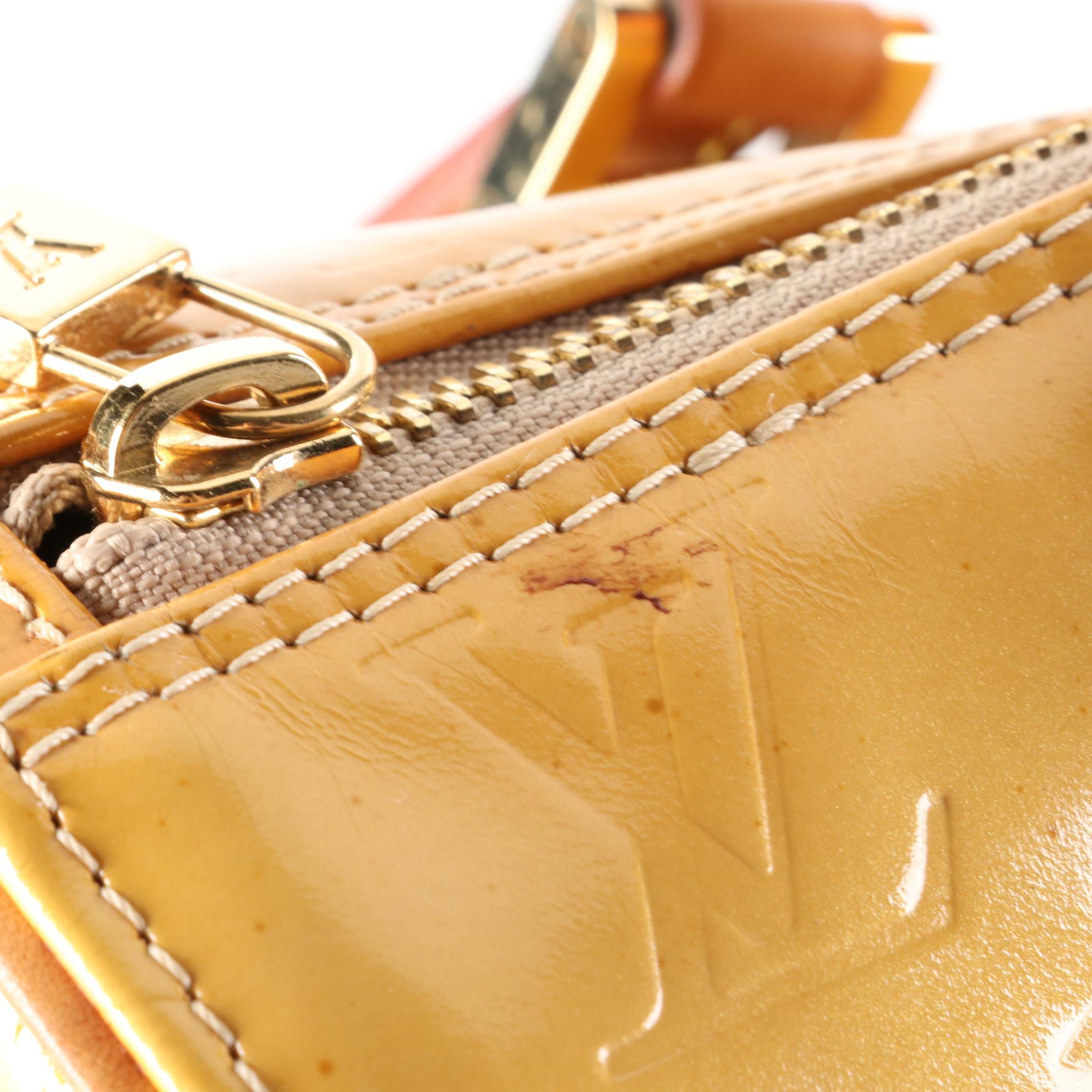 Louis Vuitton Bedford Bag in Monogram Vernis and Vachetta Leather