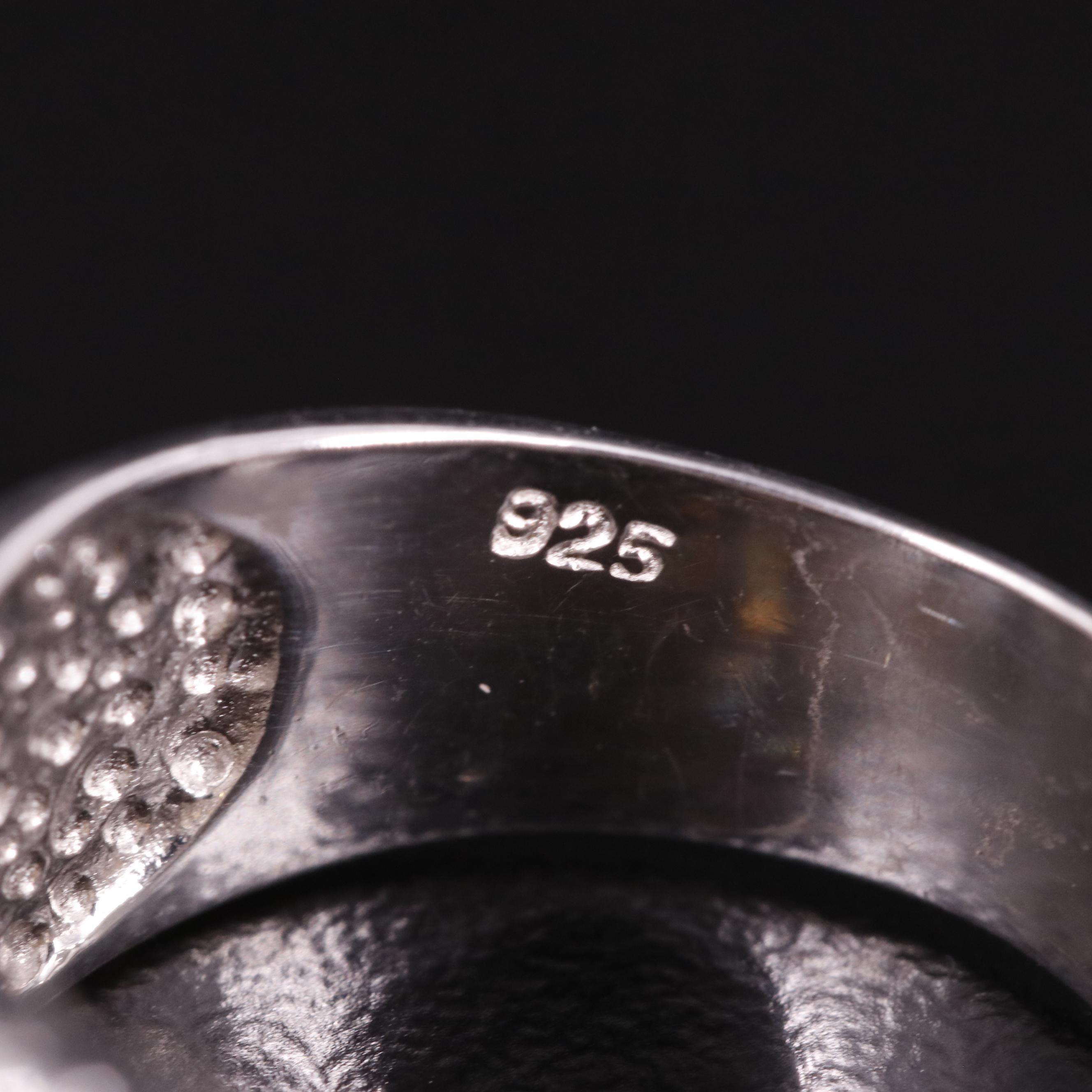 Sterling Citrine Ring