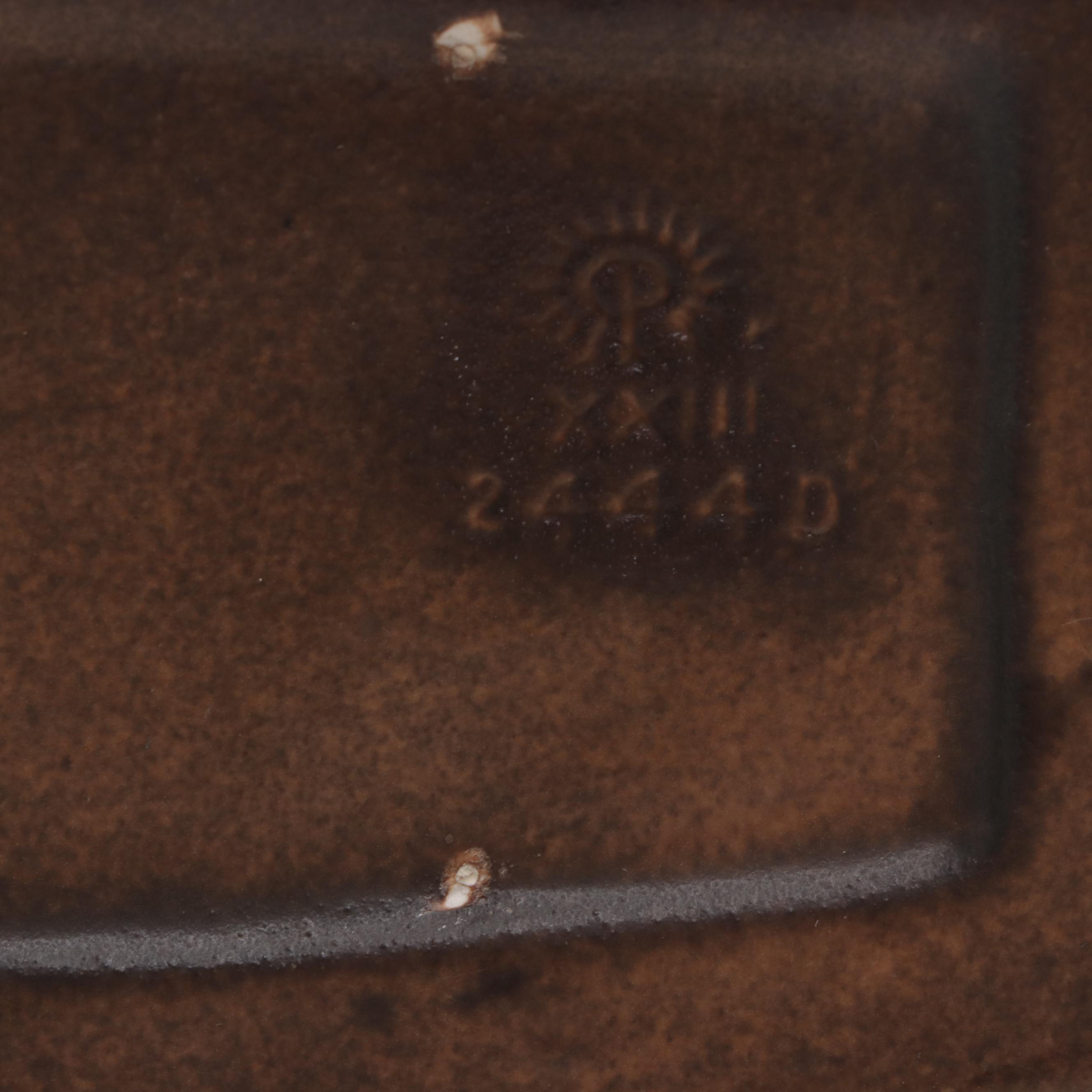 Rookwood Pottery Brown Glaze Elephant Bookend and More, 1920s