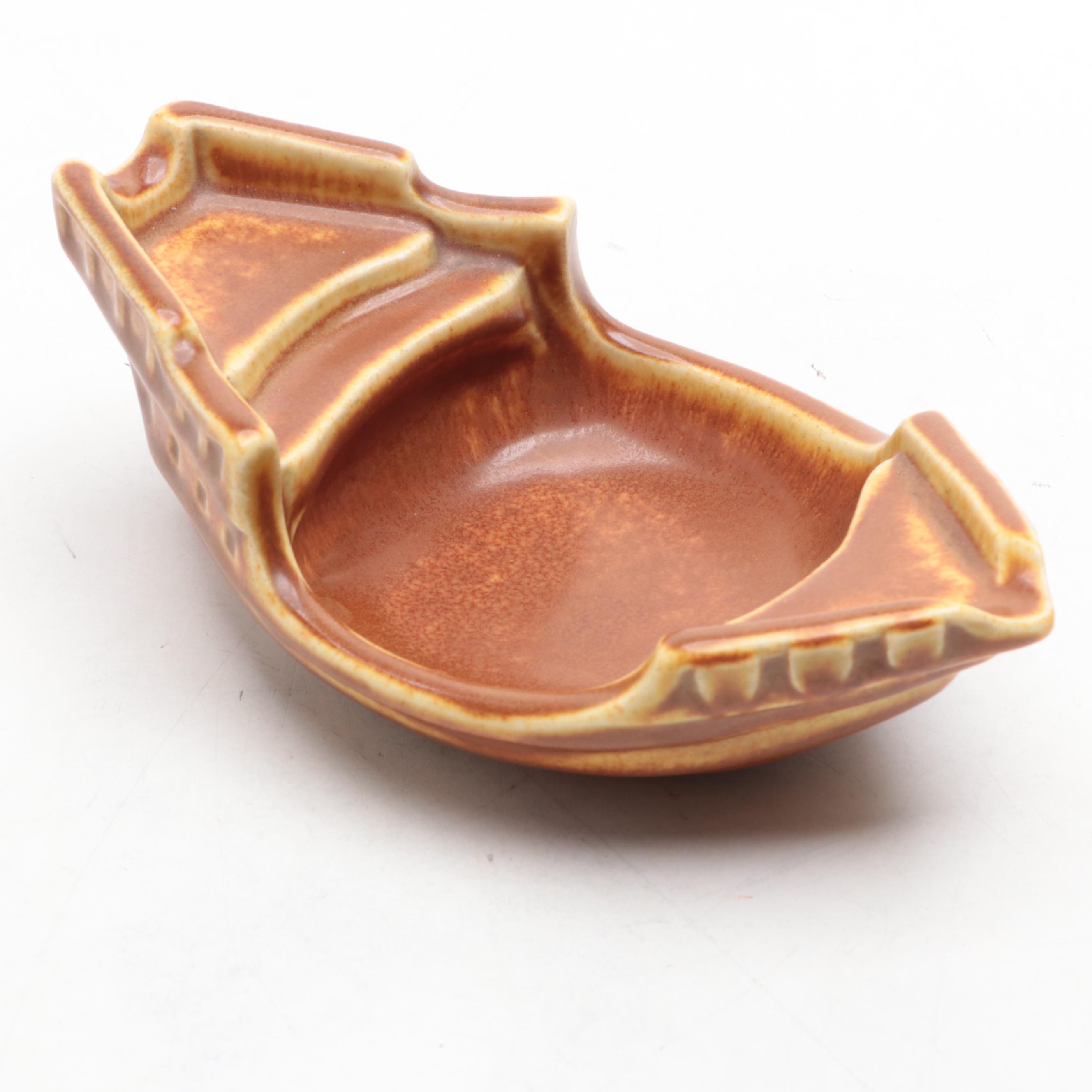 Rookwood Pottery Brown Glaze Elephant Bookend and More, 1920s