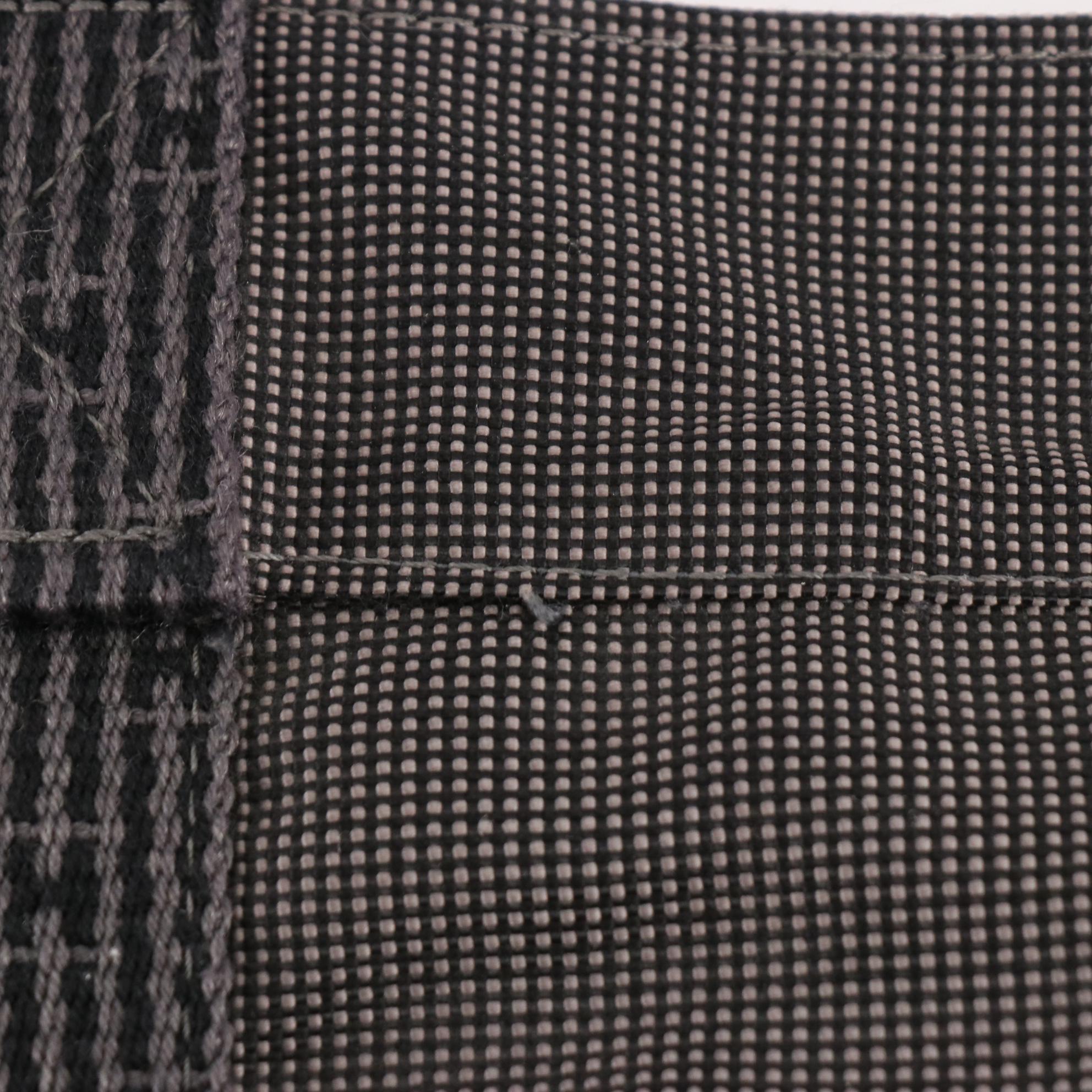 Hermès Herline Fourre Tout GM Tote Bag in Grey and Black Nylon