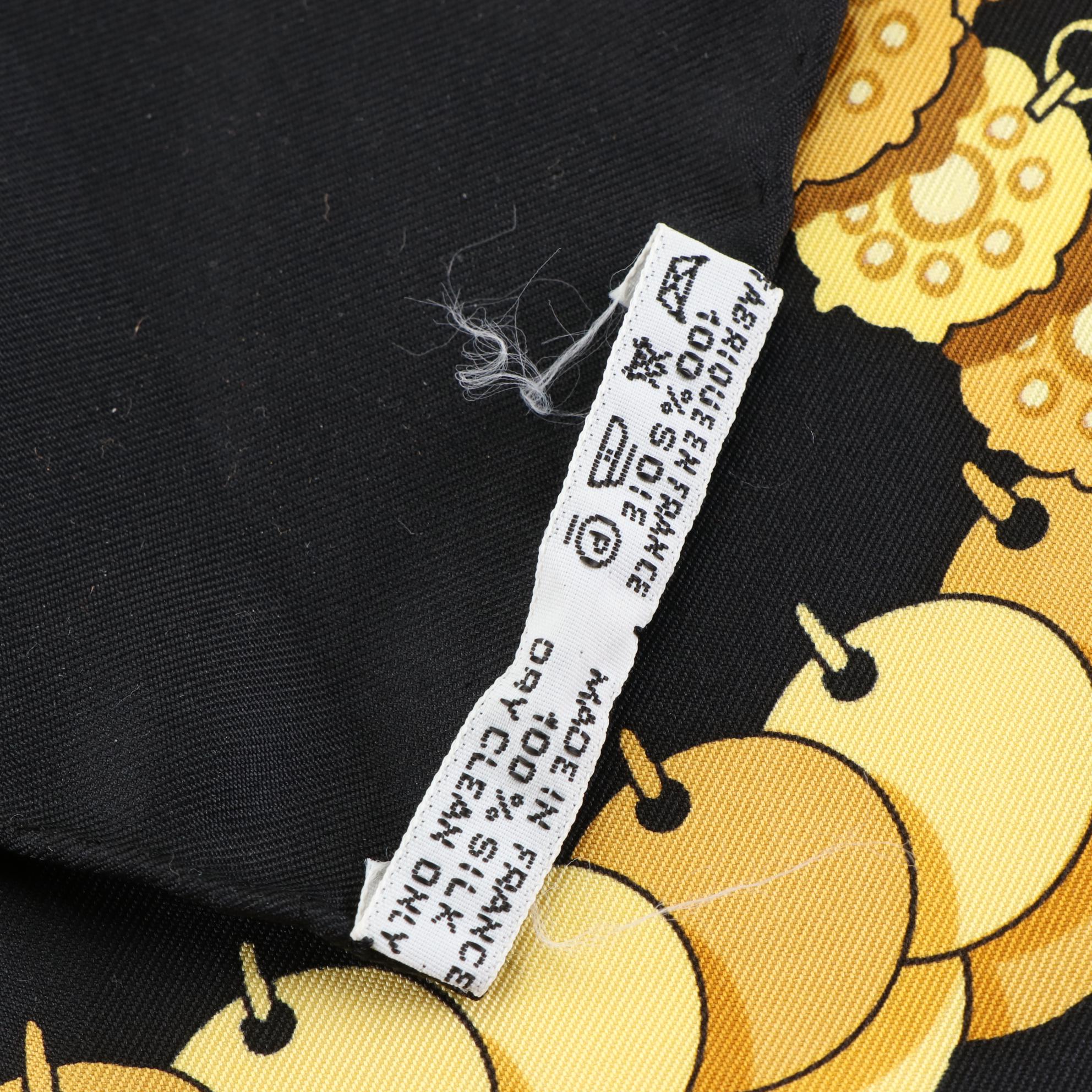 Hermès "Kosmima" Silk Twill Scarf 90