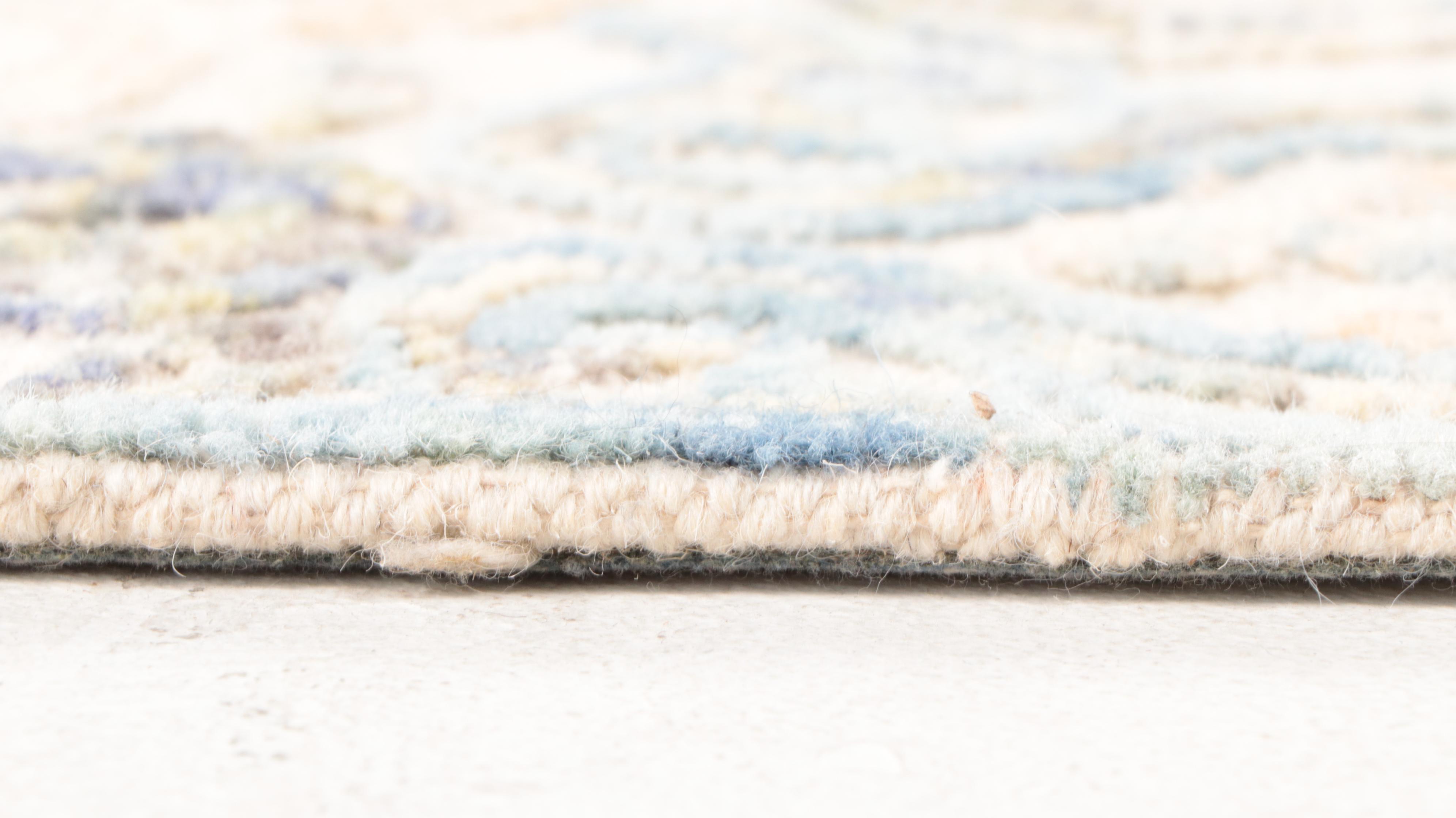 9'2 x 12'2 Machine Made Mixed Technique Javi Indian Contemporary Area Rug