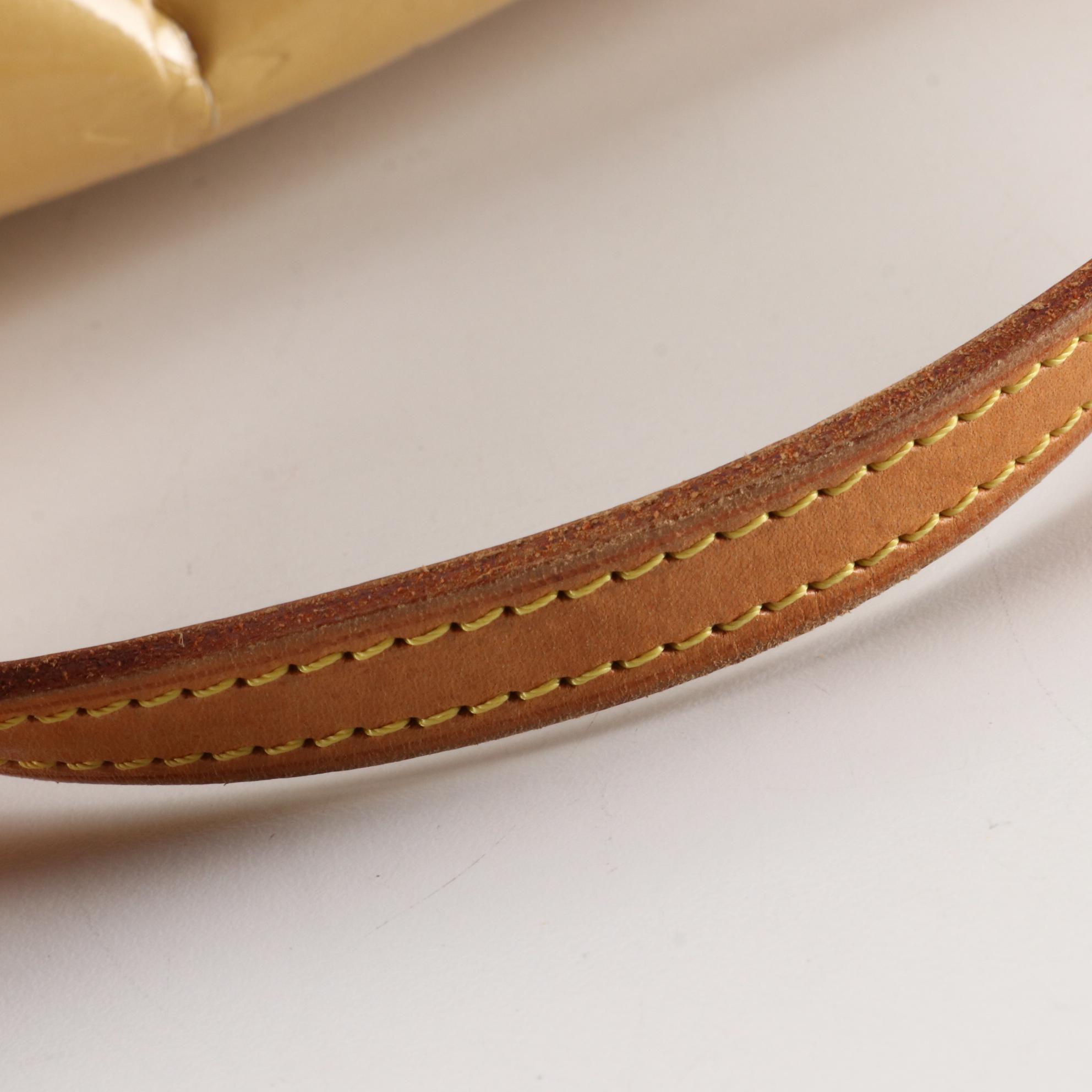 Louis Vuitton Bedford Bag in Monogram Vernis and Vachetta Leather