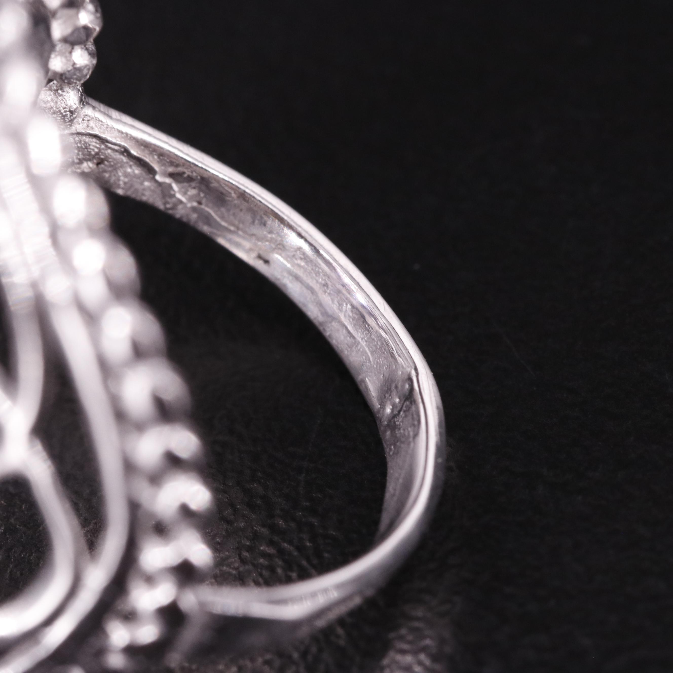 Amethyst Saddle Ring