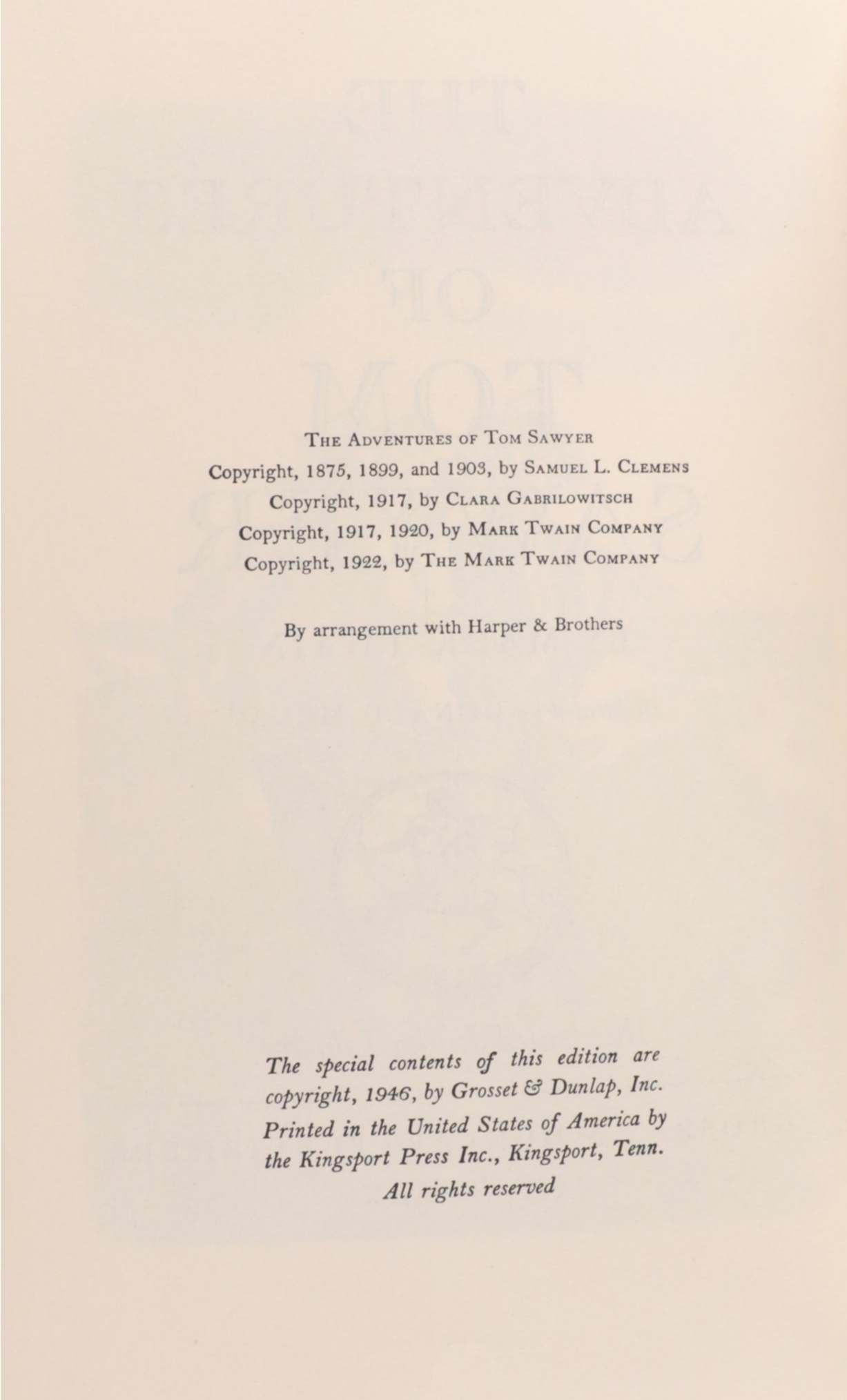 Illustrated Junior Classics Including "Huckleberry Finn" and "Tom Sawyer"