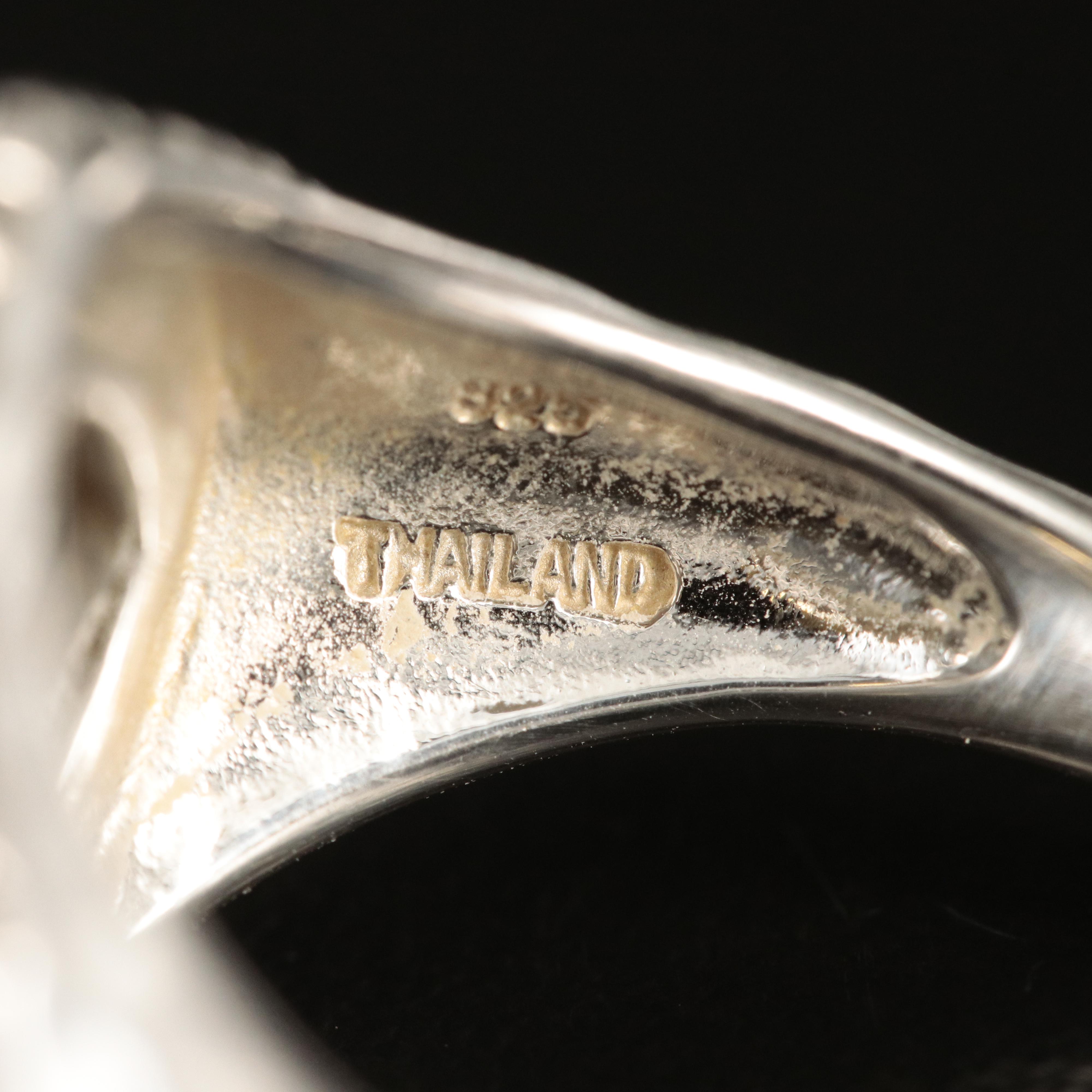 Michael Dawkins Sterling Druzy Ring