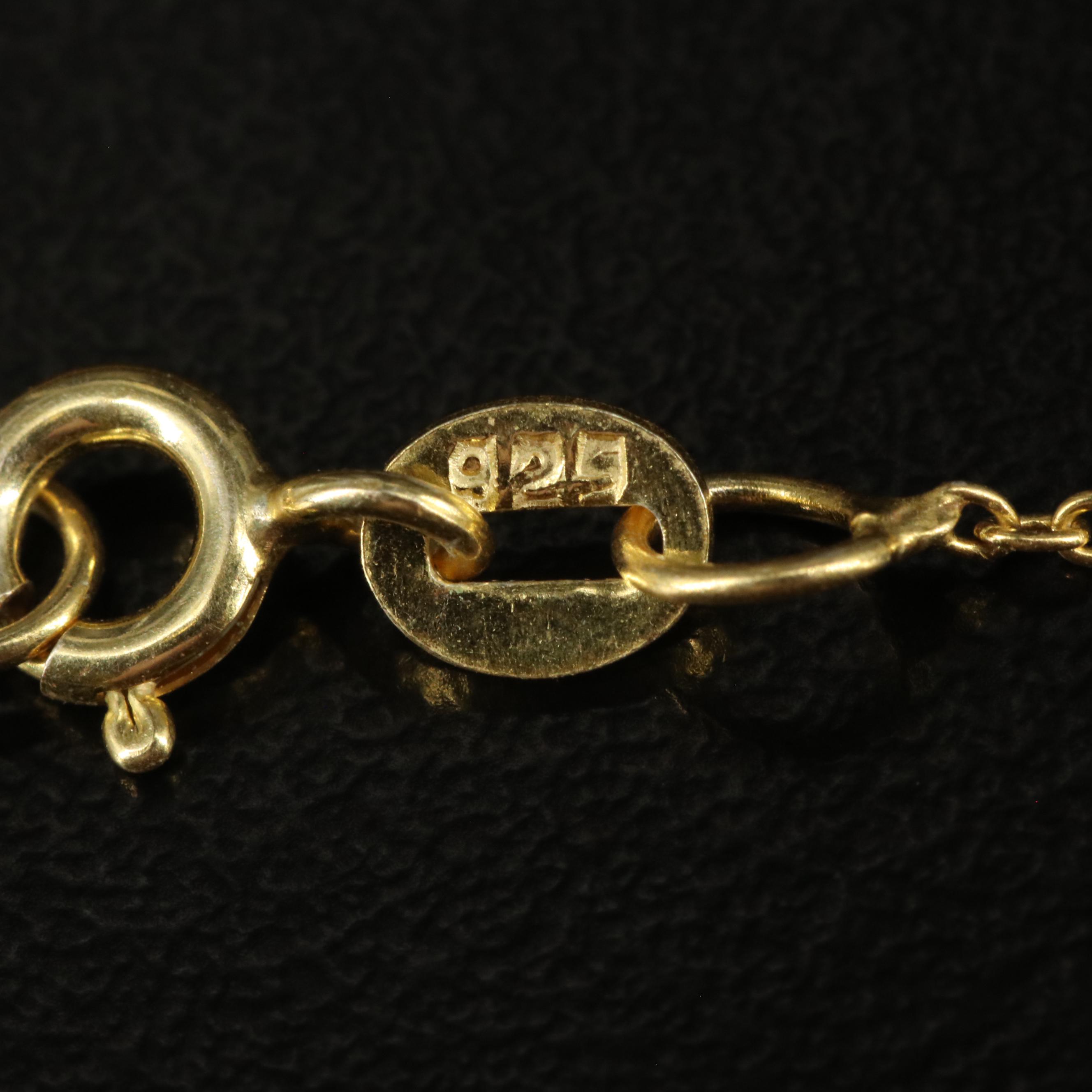 Sterling Amethyst Drop Pendant Necklace