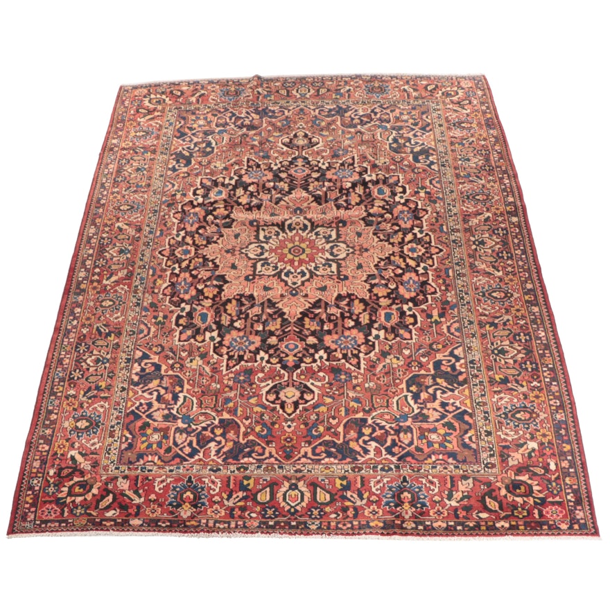 10'4 x 13'4 Hand-Knotted Persian Kermanshah Area Rug