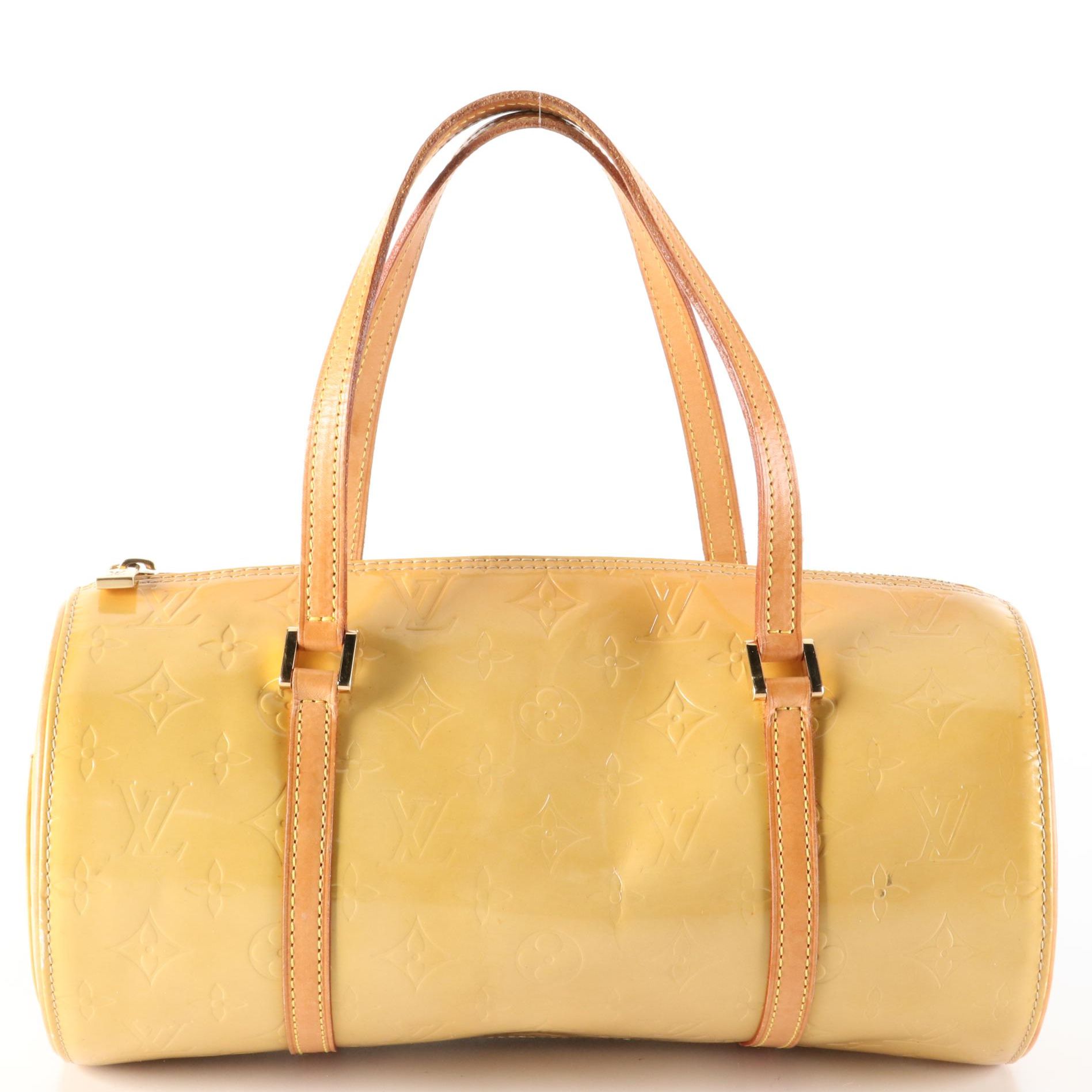 Louis Vuitton Bedford Bag in Monogram Vernis and Vachetta Leather