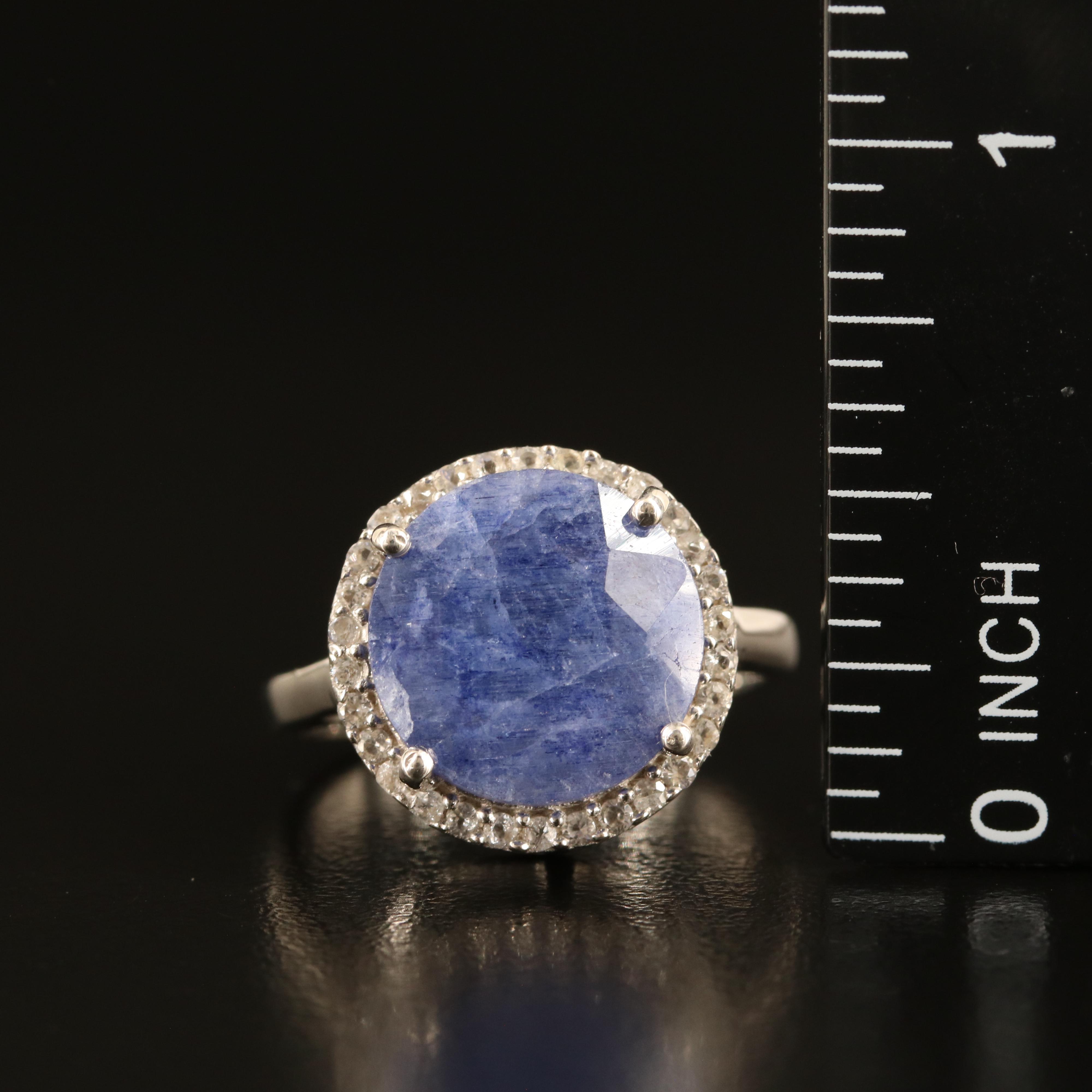 Sterling Beryl and Topaz Rings