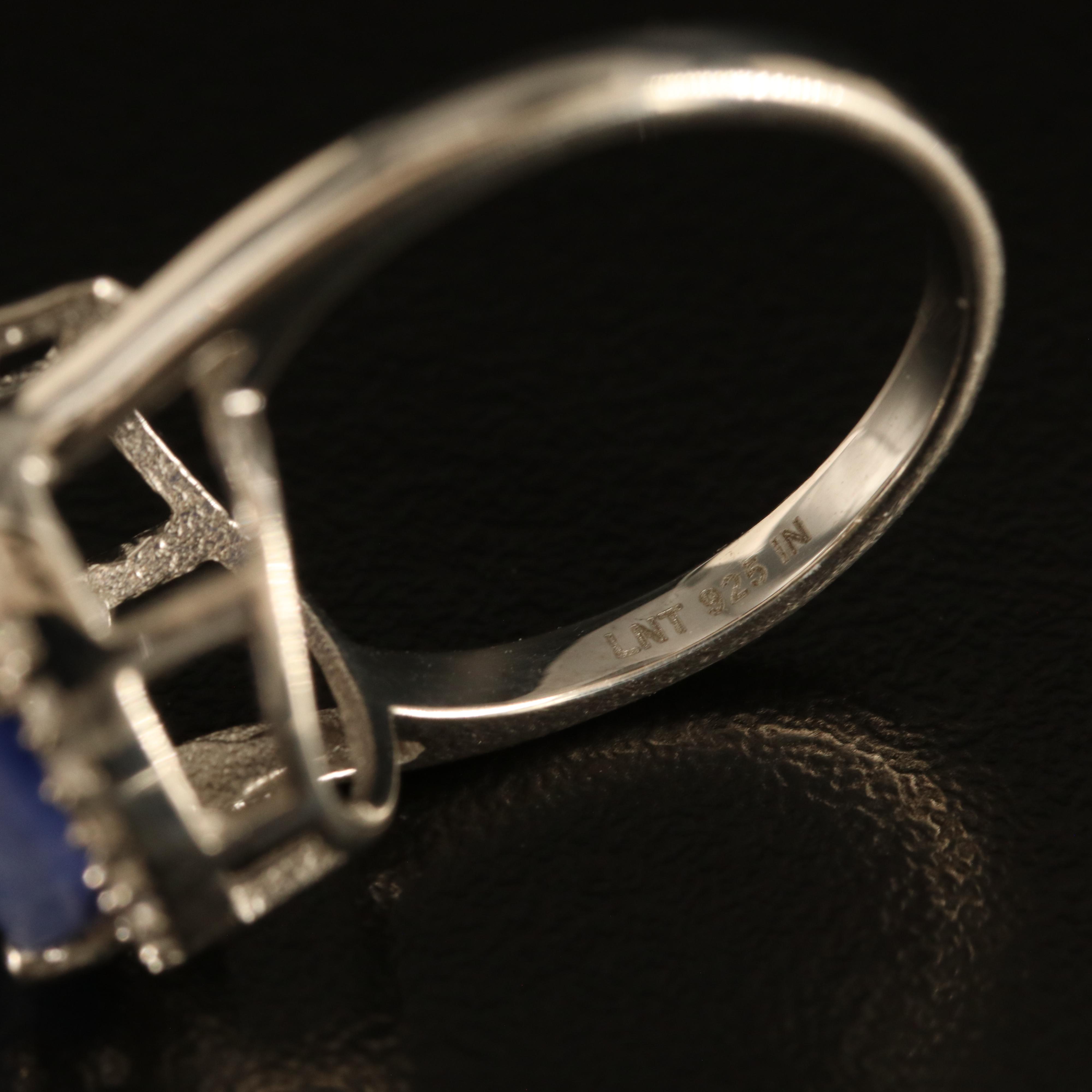 Sterling Beryl and Topaz Rings