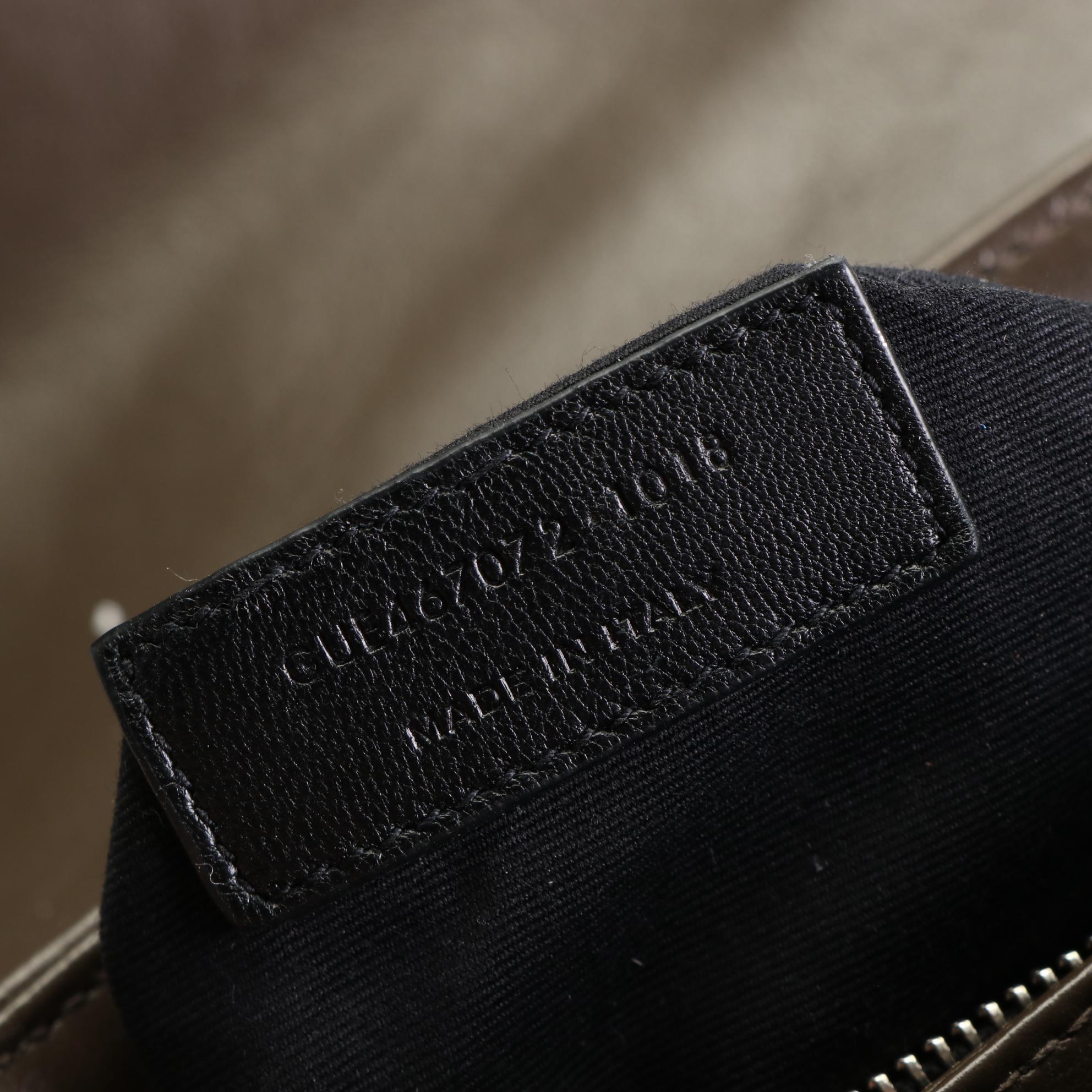 Saint Laurent Loulou Crossbody Clutch Bag in Chevron Matelassé Leather