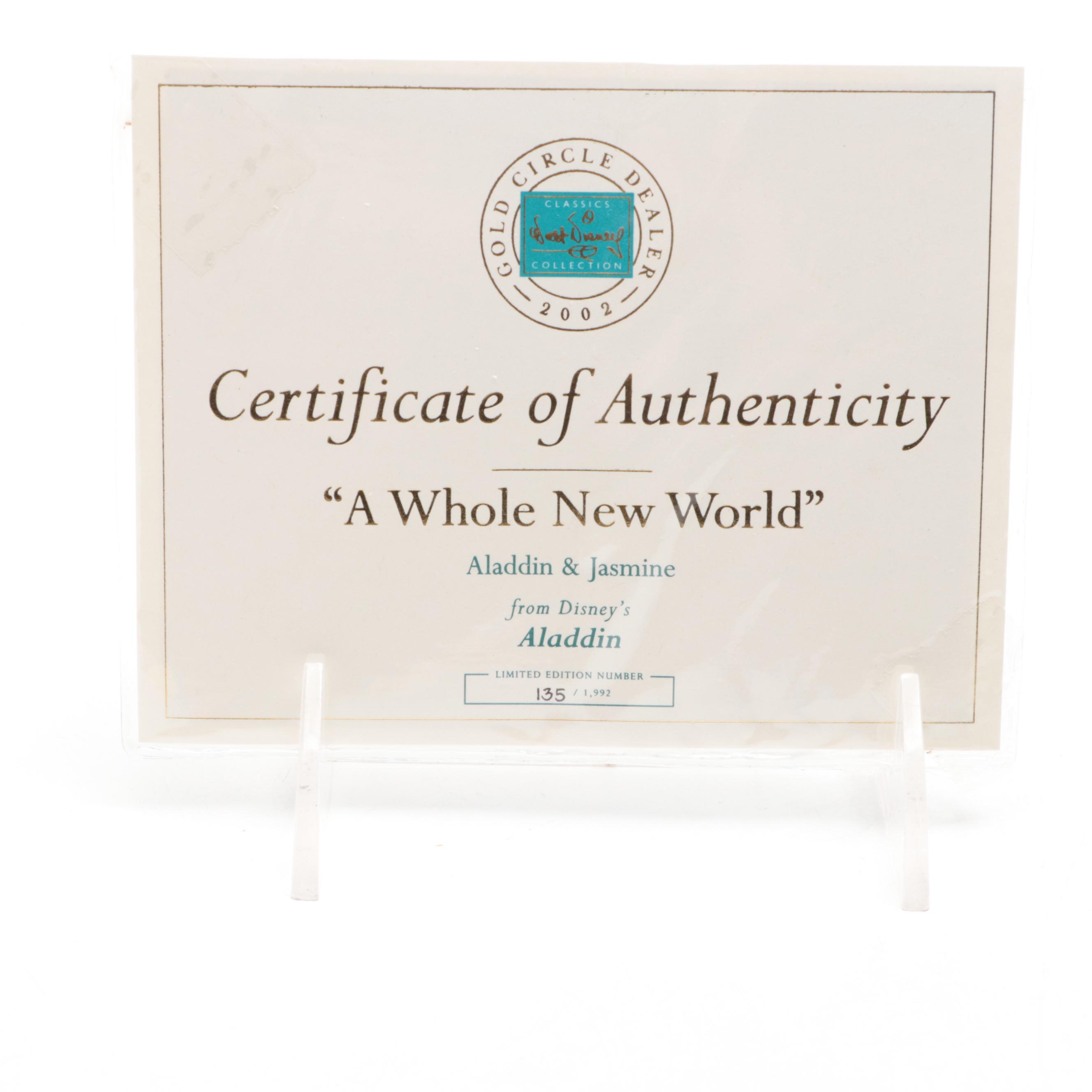 Walt Disney Classics Aladdin 10th Anniversary "A Whole New World"