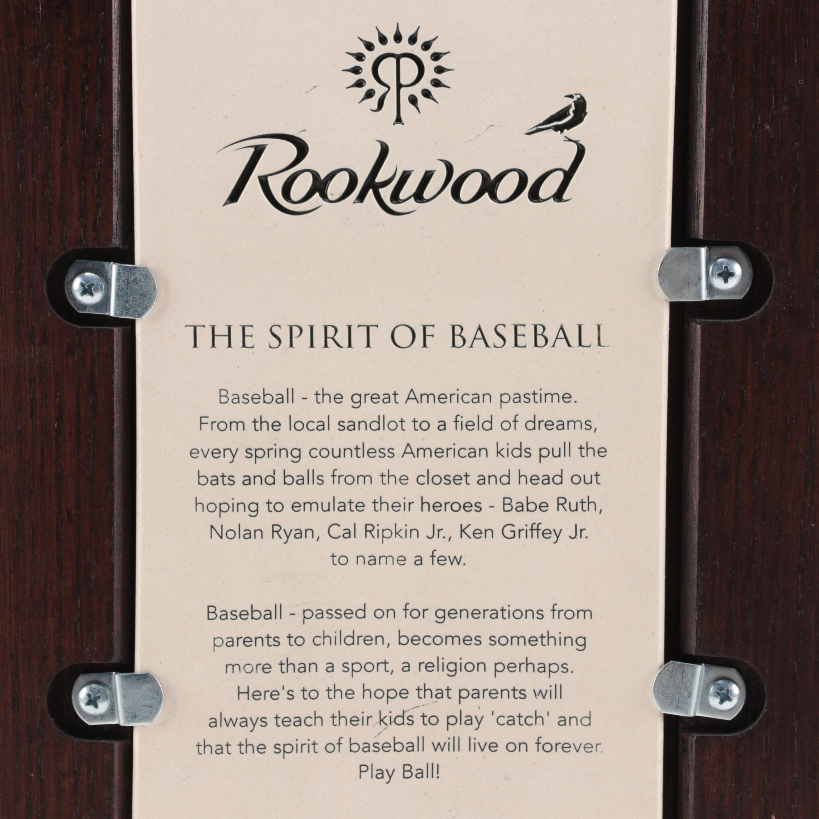 Rookwood Pottery "The Spirit of Baseball" and Cincinnati Reds Logo Tiles