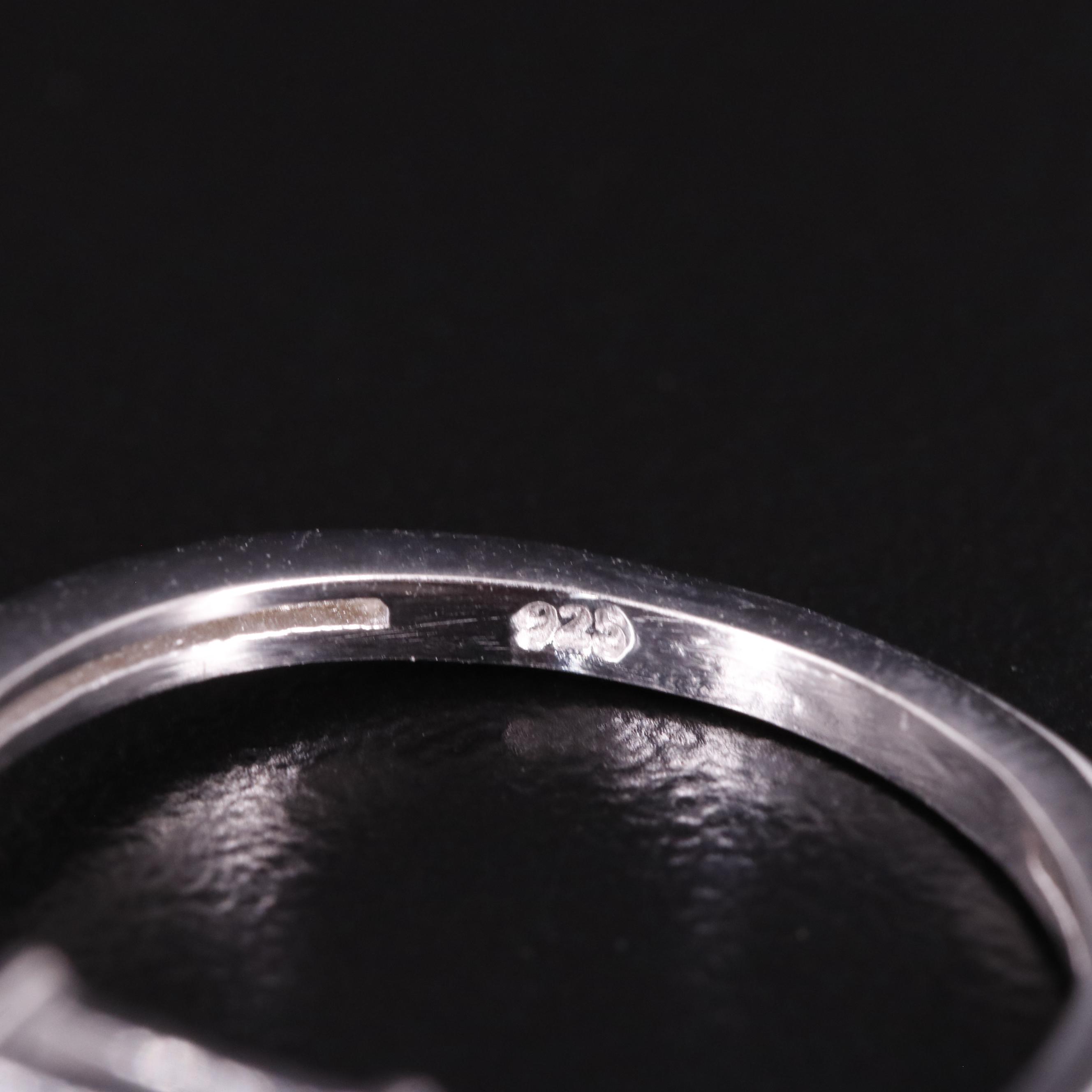 Sterling Blue Topaz Solitaire Ring