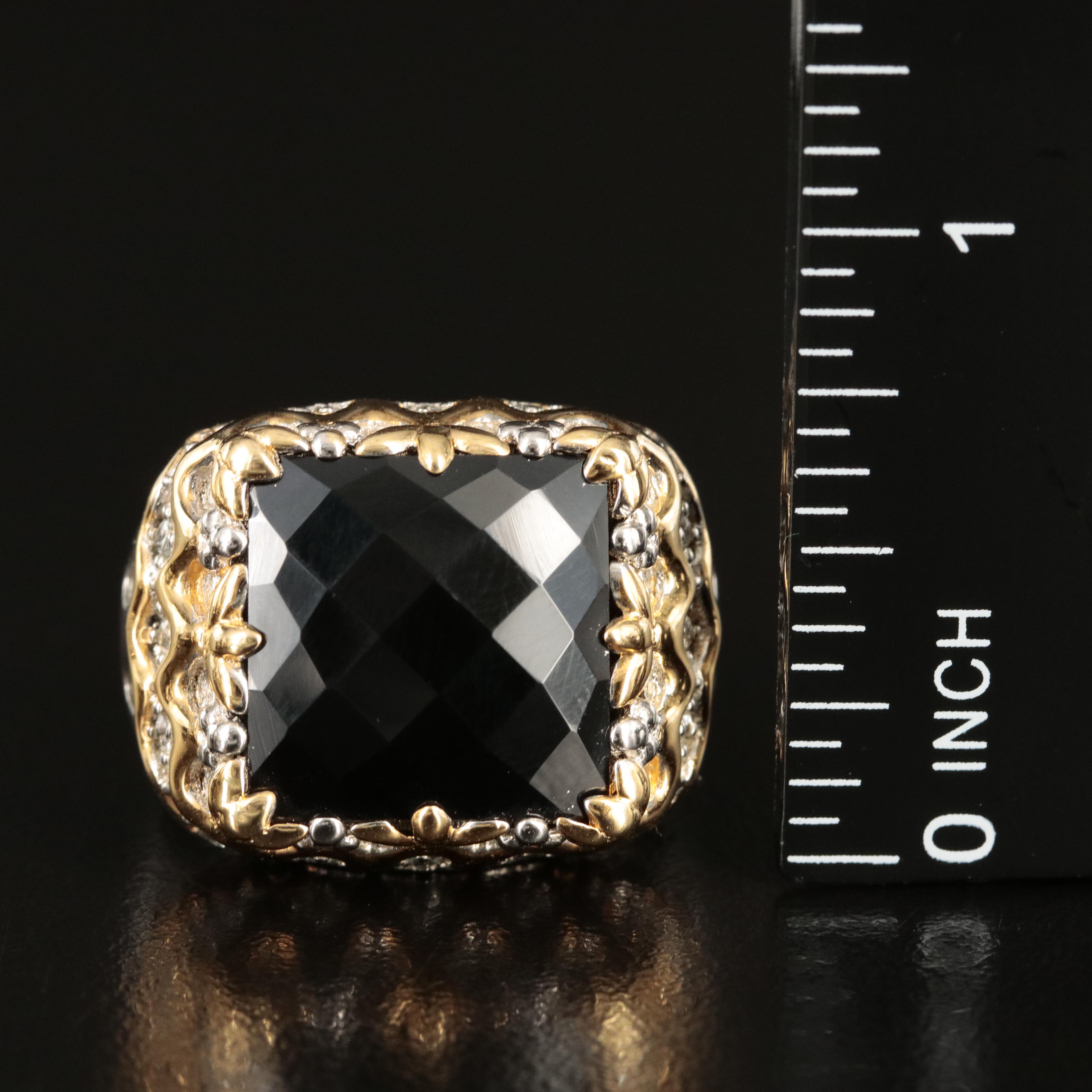 Sterling Topaz, Spinel and Sapphire Rings