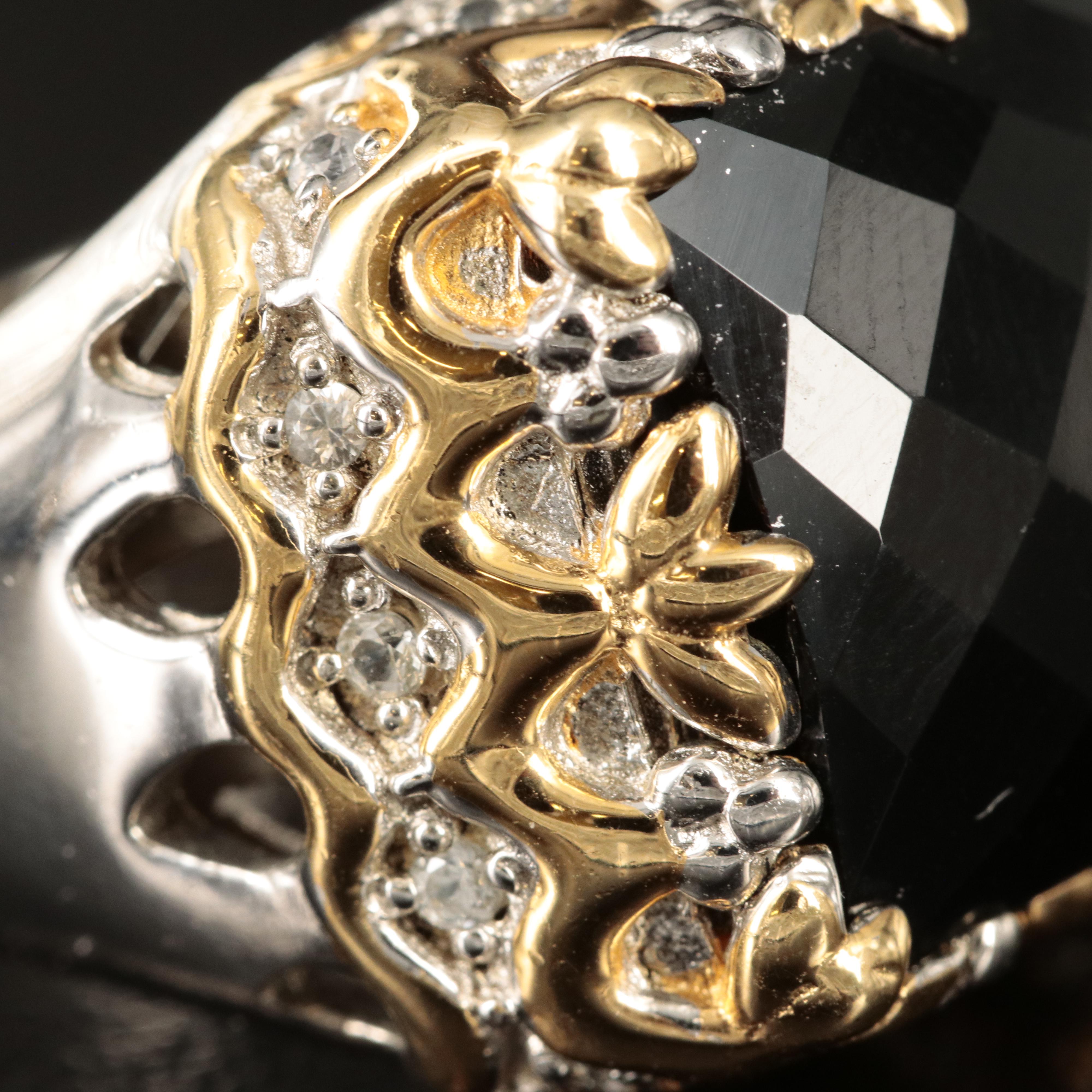 Sterling Topaz, Spinel and Sapphire Rings