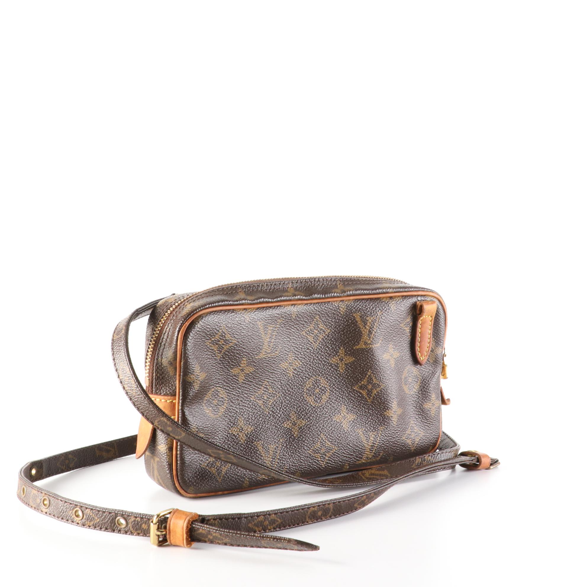 Louis Vuitton Pochette Marly Bandoulière Bag in Monogram Canvas