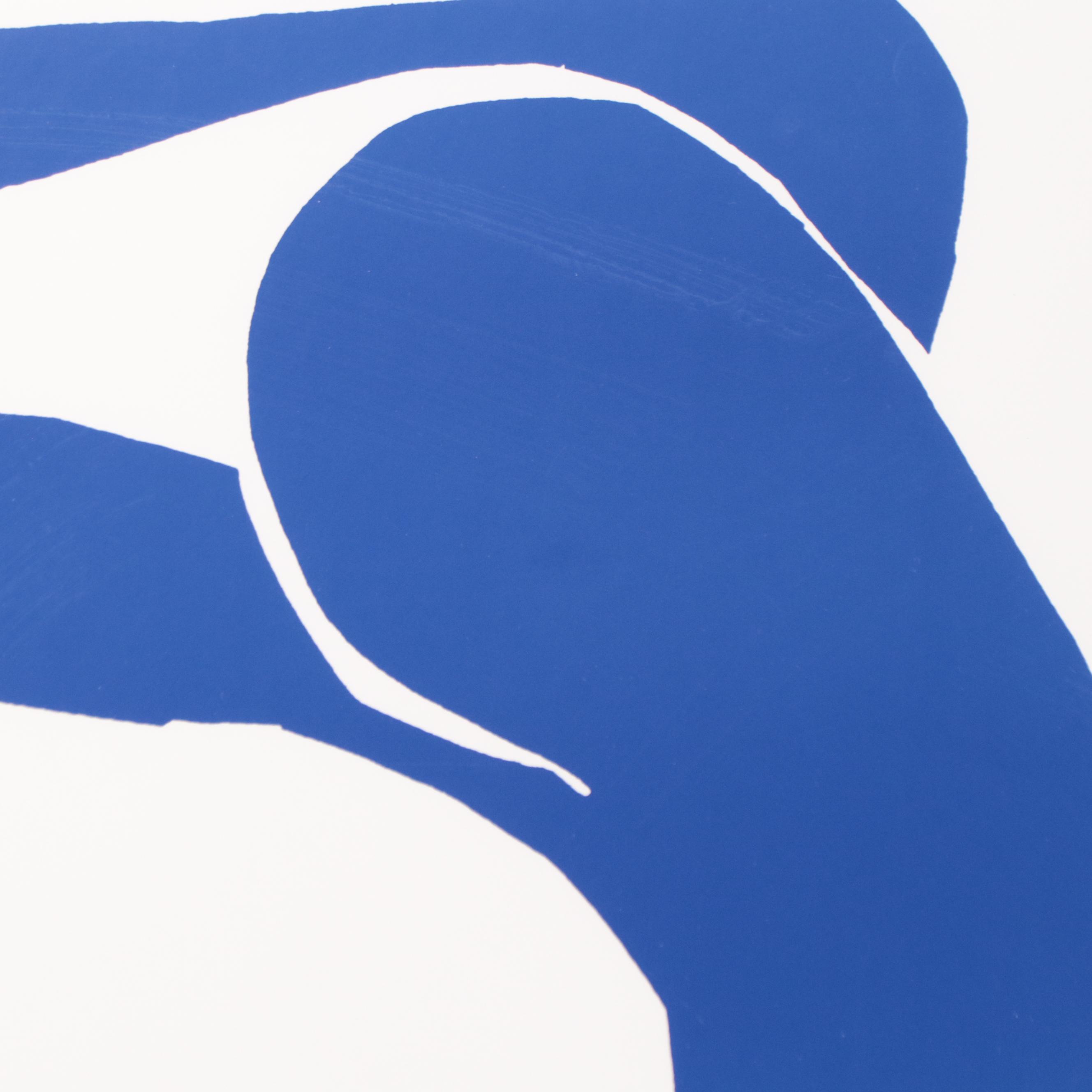 Screenprinted Halftone After Henri Matisse "Blue Nude"