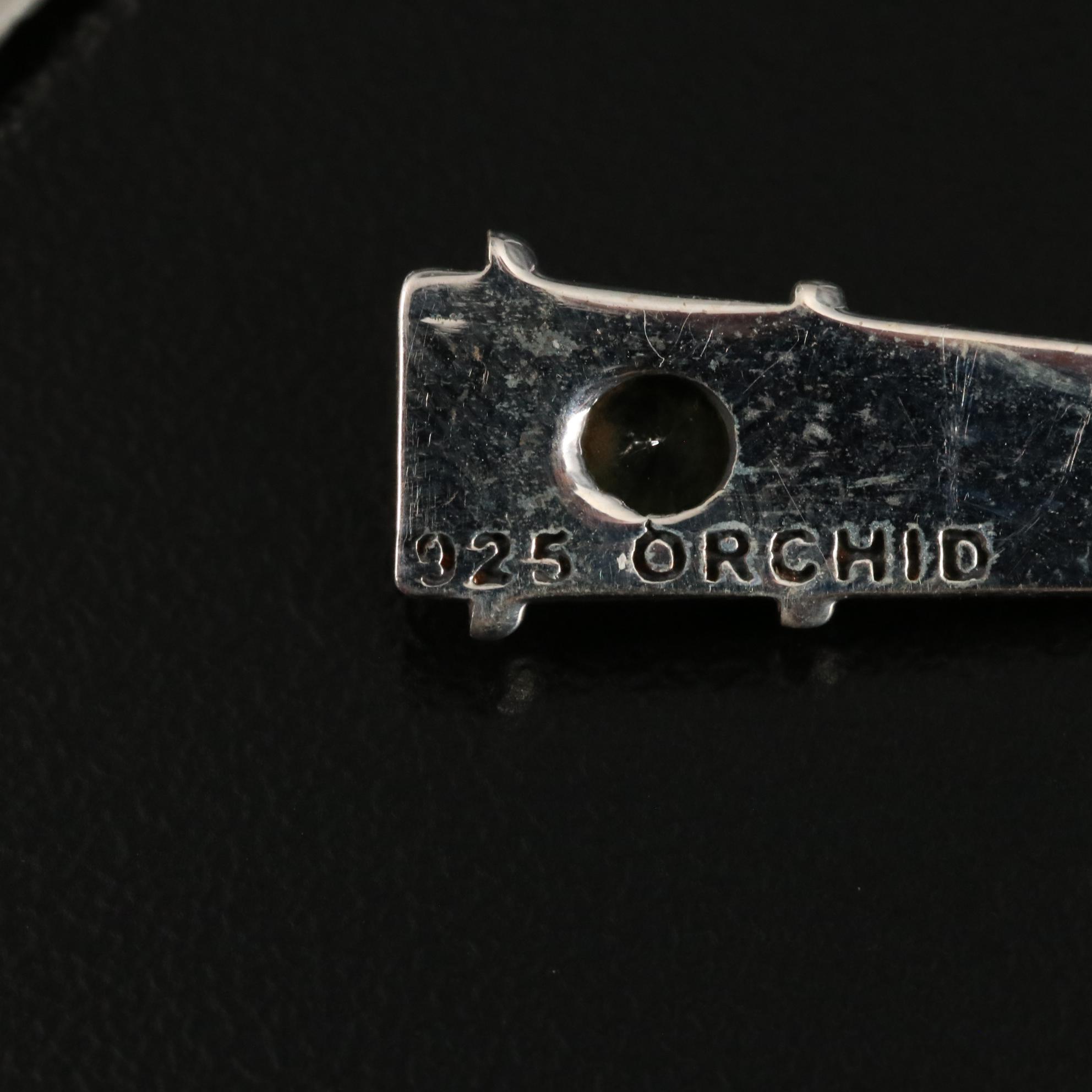 Sterling Peridot Dangle Earrings