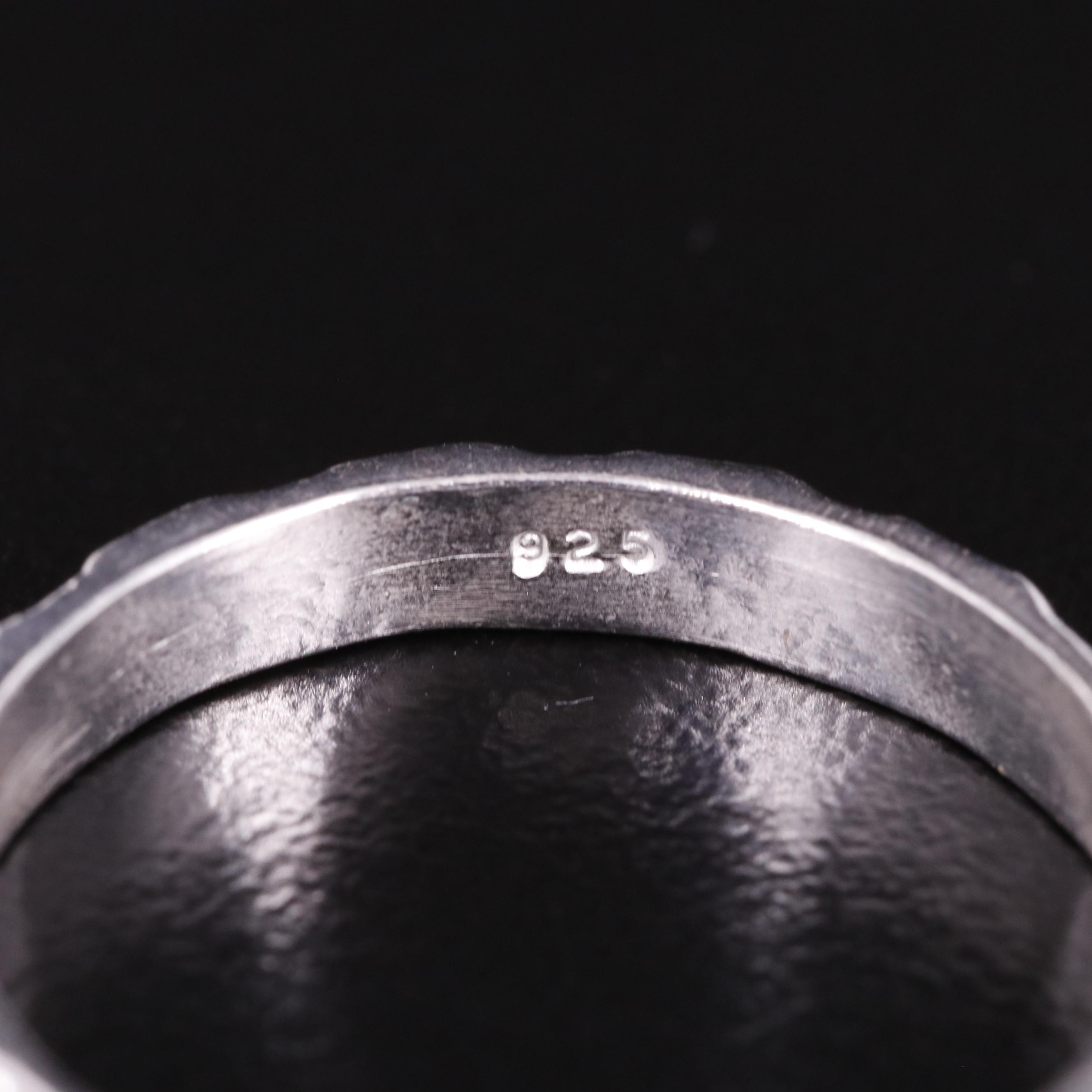 Sterling Wave Pattern Band