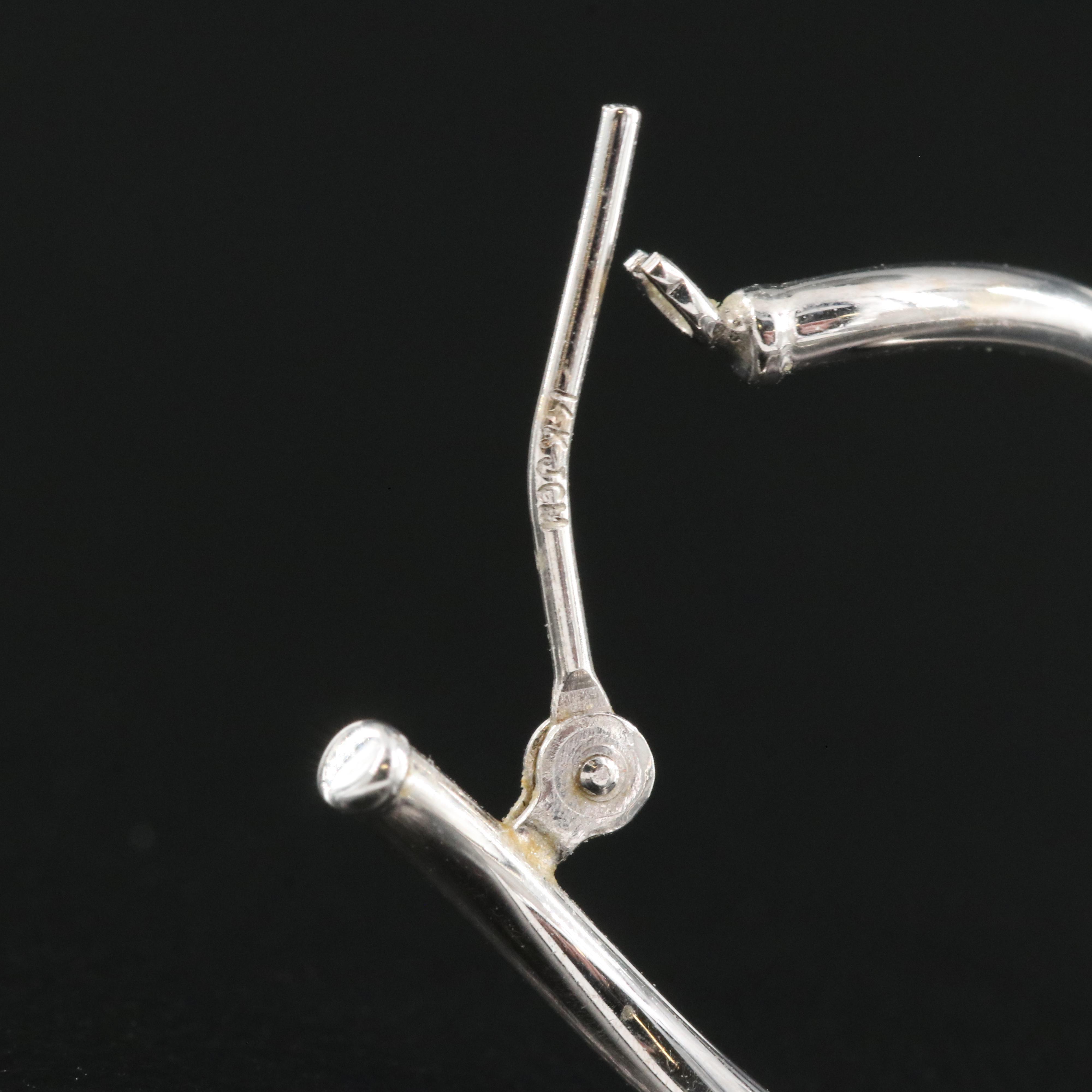 14K Spiral Hoop Earrings