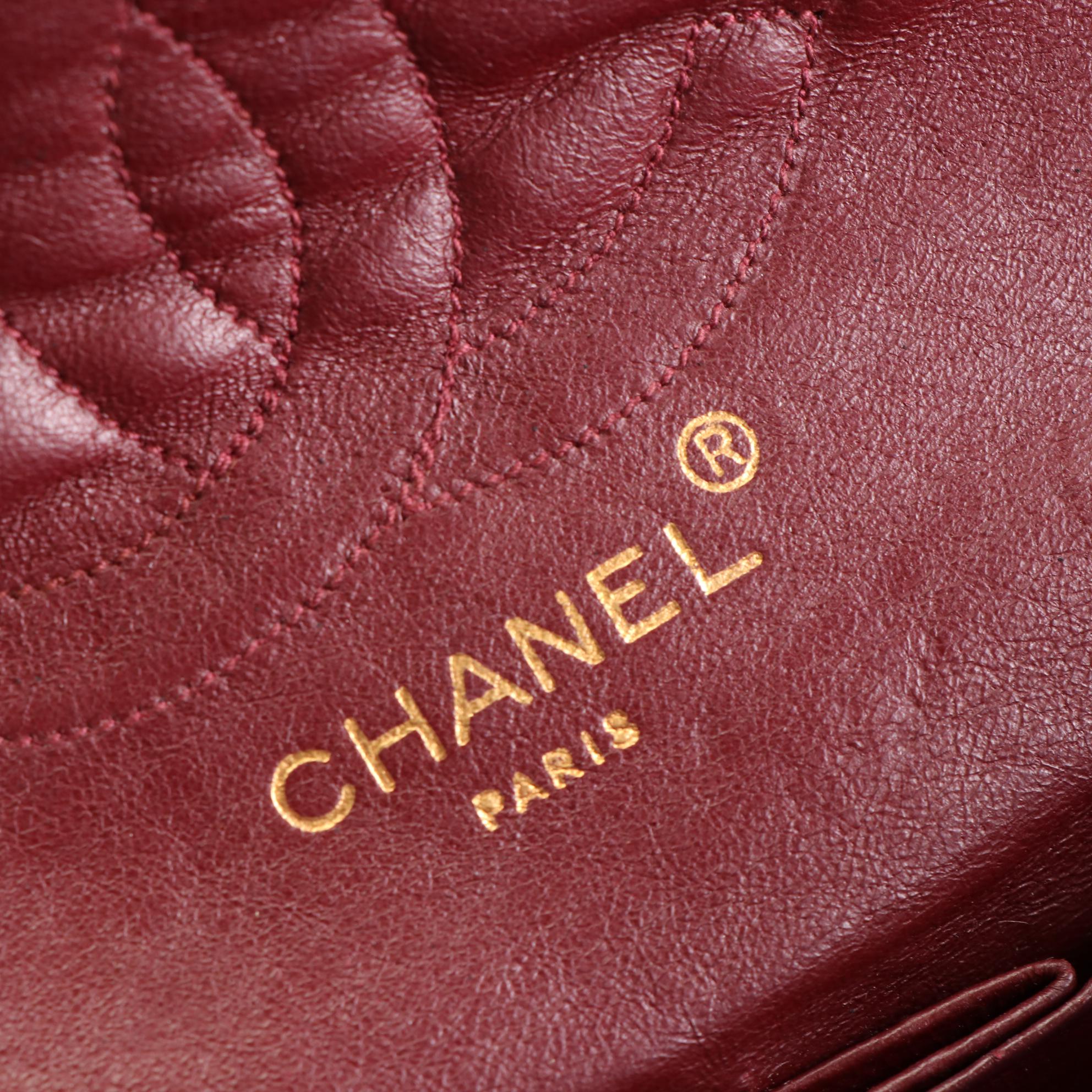 Chanel Timeless Classic Double Flap Handbag in Black Quilted Lambskin