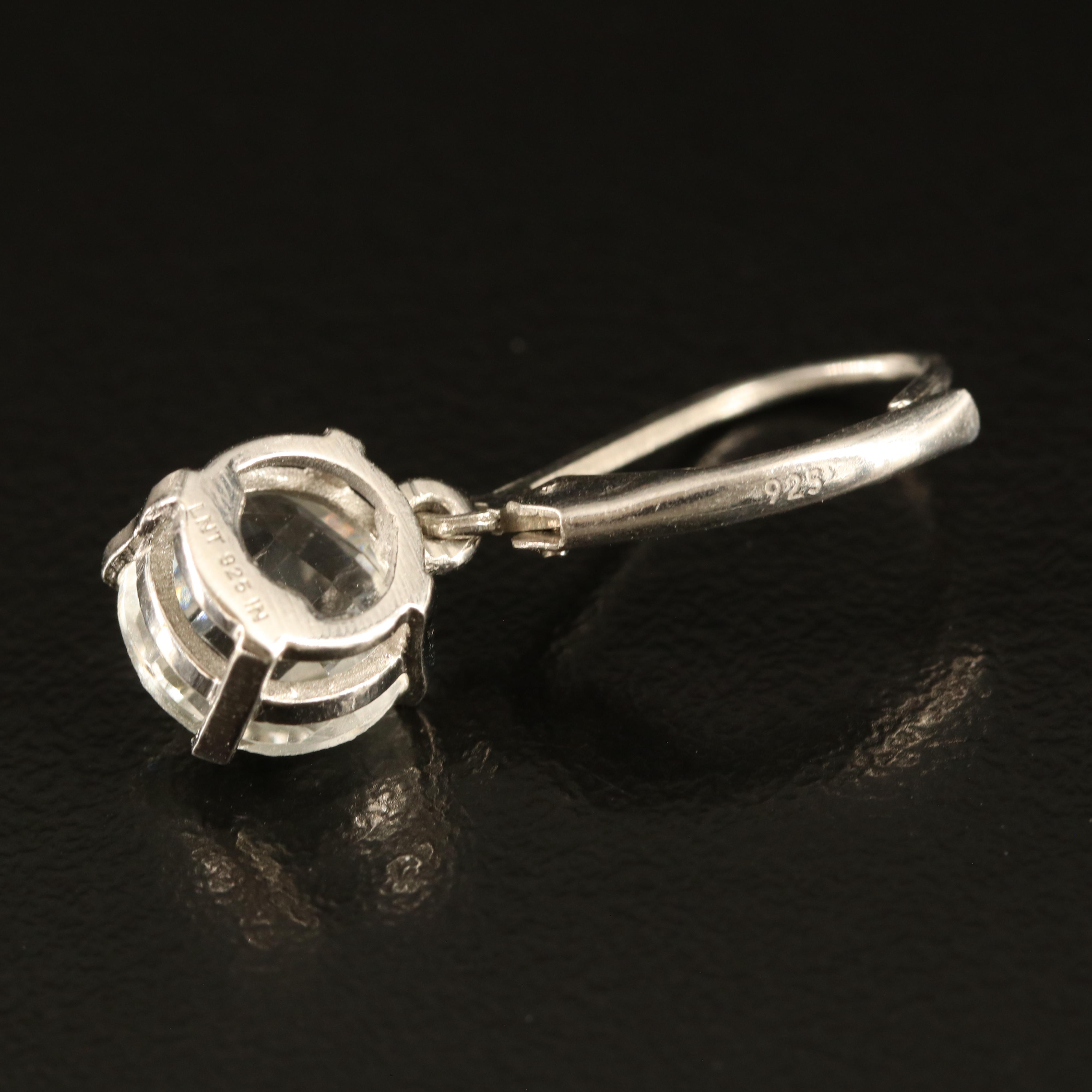 Sterling Prasiolite Earrings