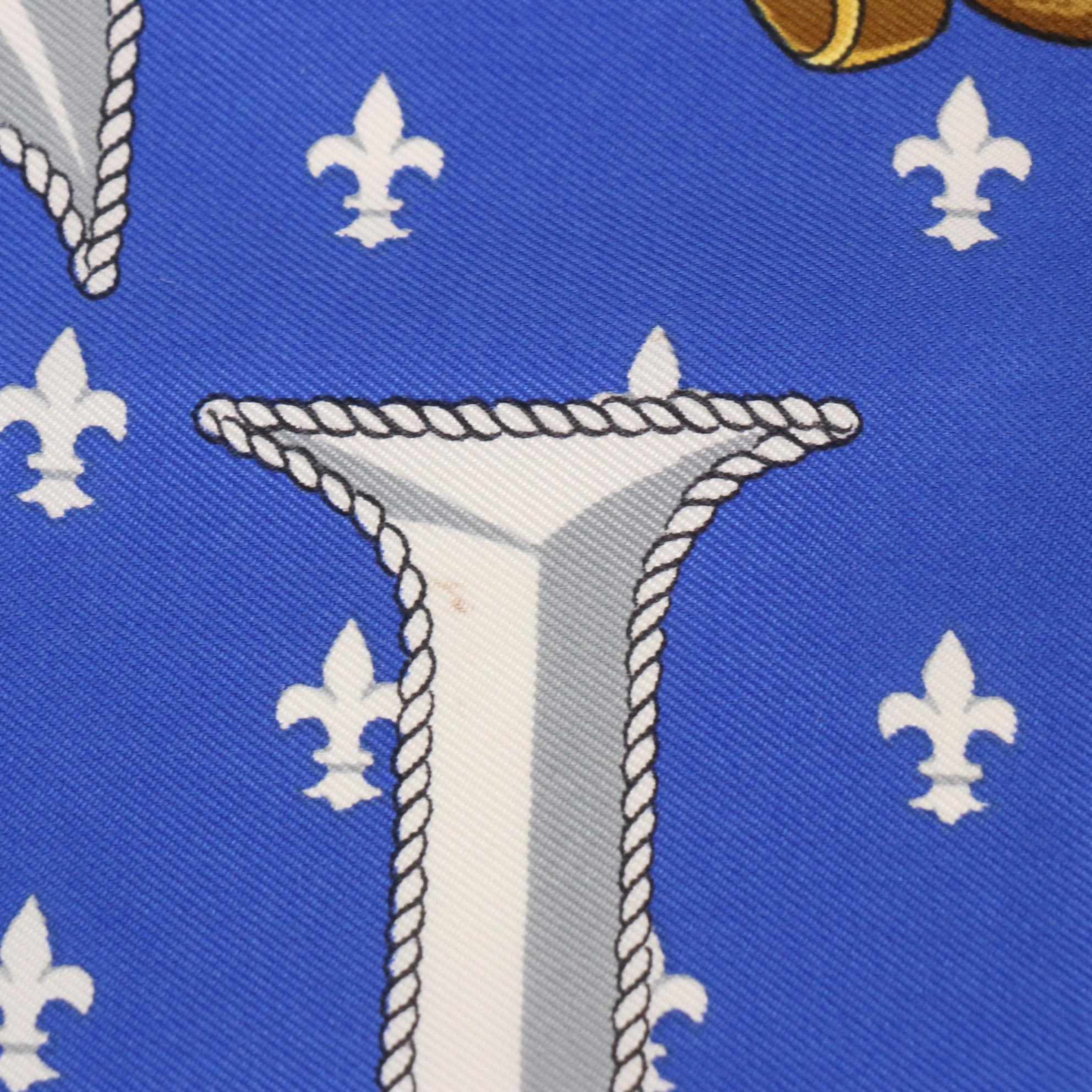 Hermès Early Issue "Selles a Housse" Scarf 90 in Silk Twill