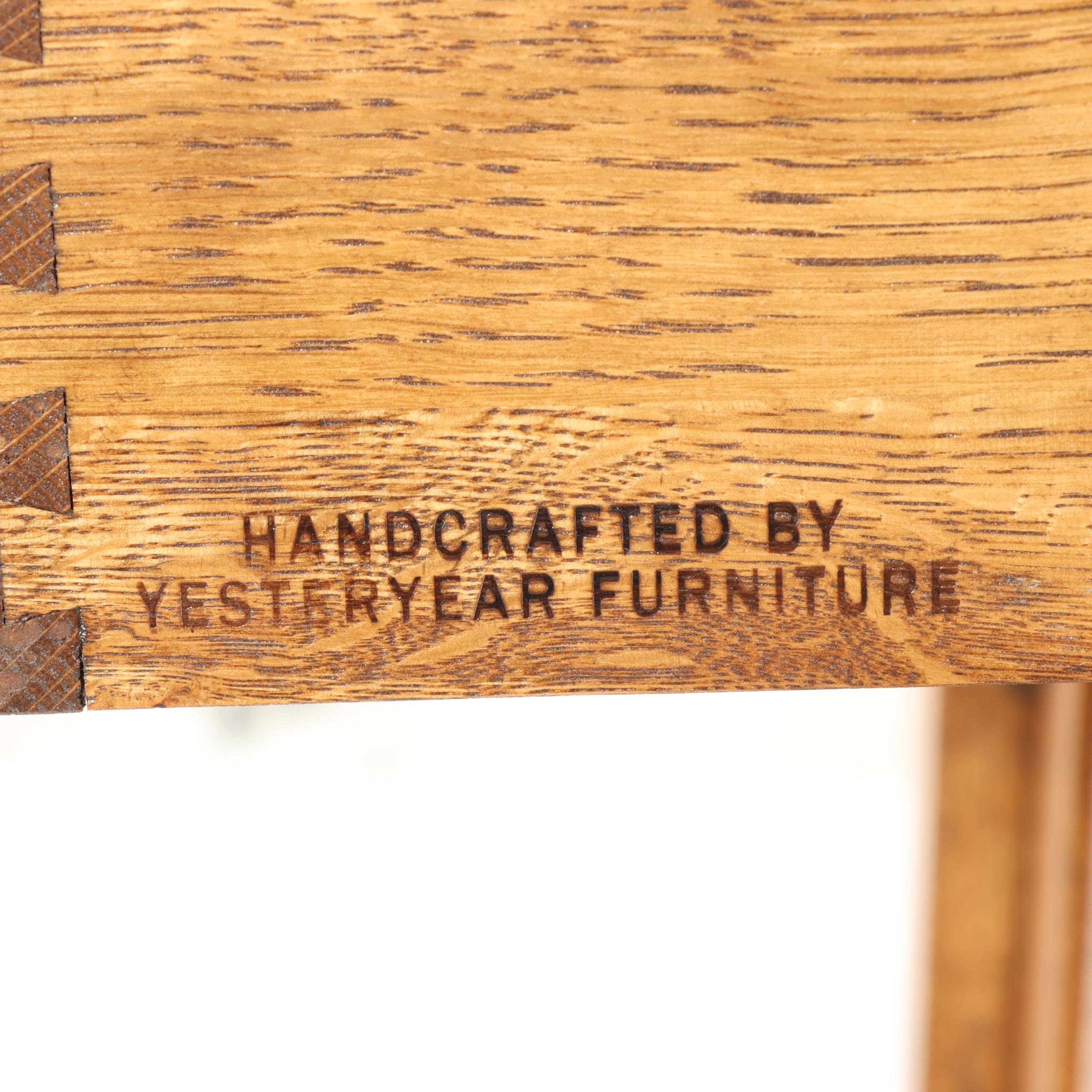 Yesteryear Furniture Shaker Style Chestnut Fall-Front Cupboard