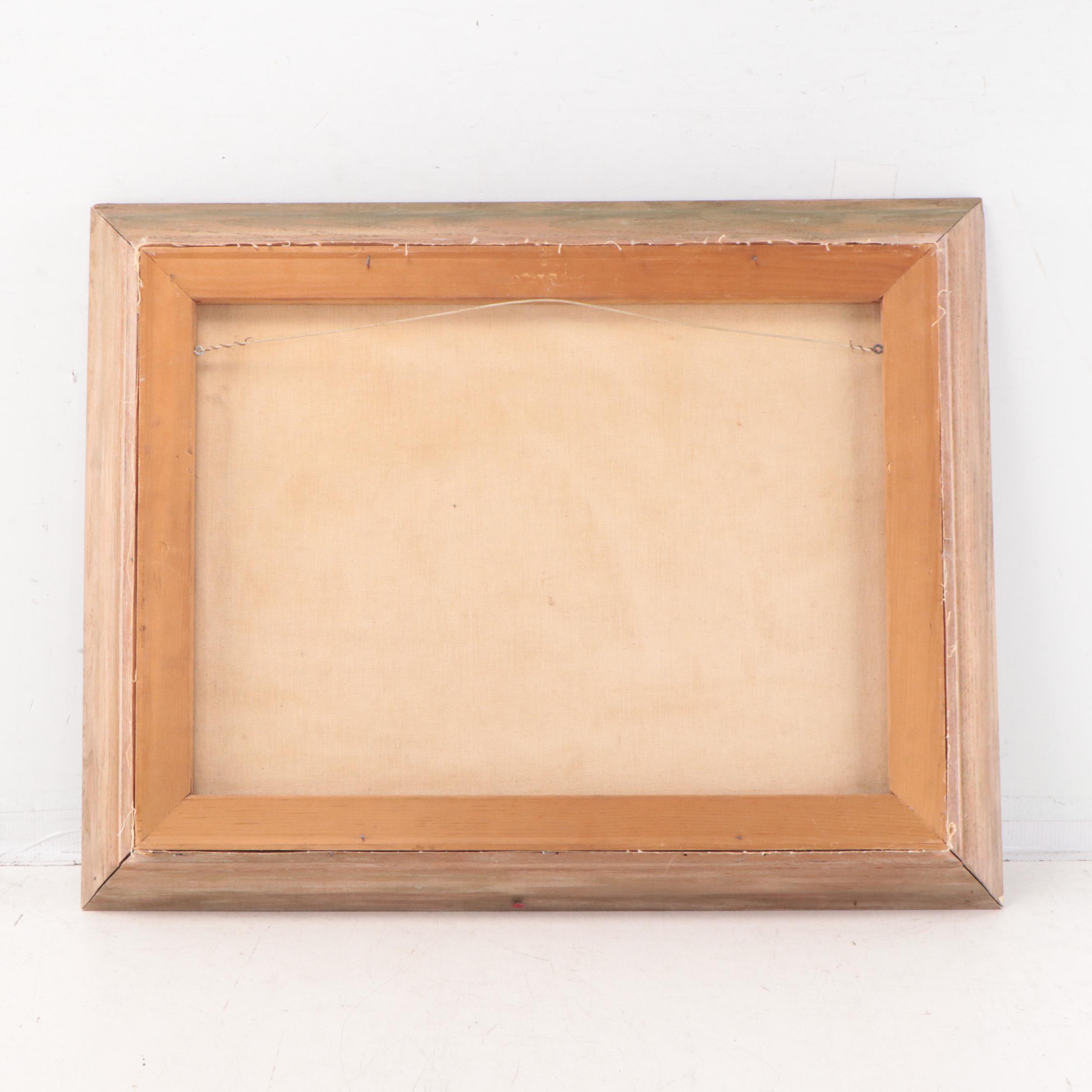 Roche Spring River Landscape Oil Landscape After Frank Ferruzza