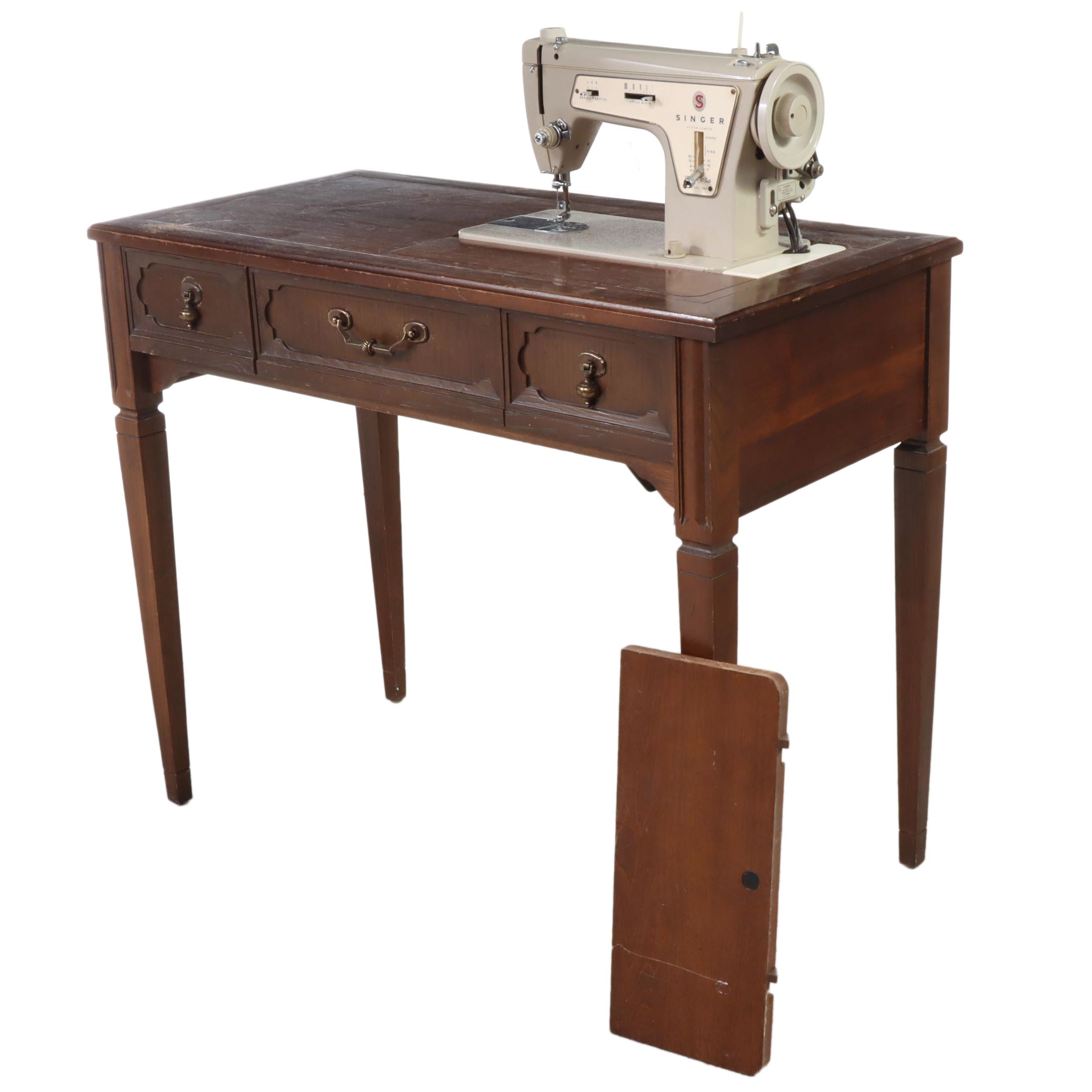 Singer Model 237 Sewing Machine and Table
