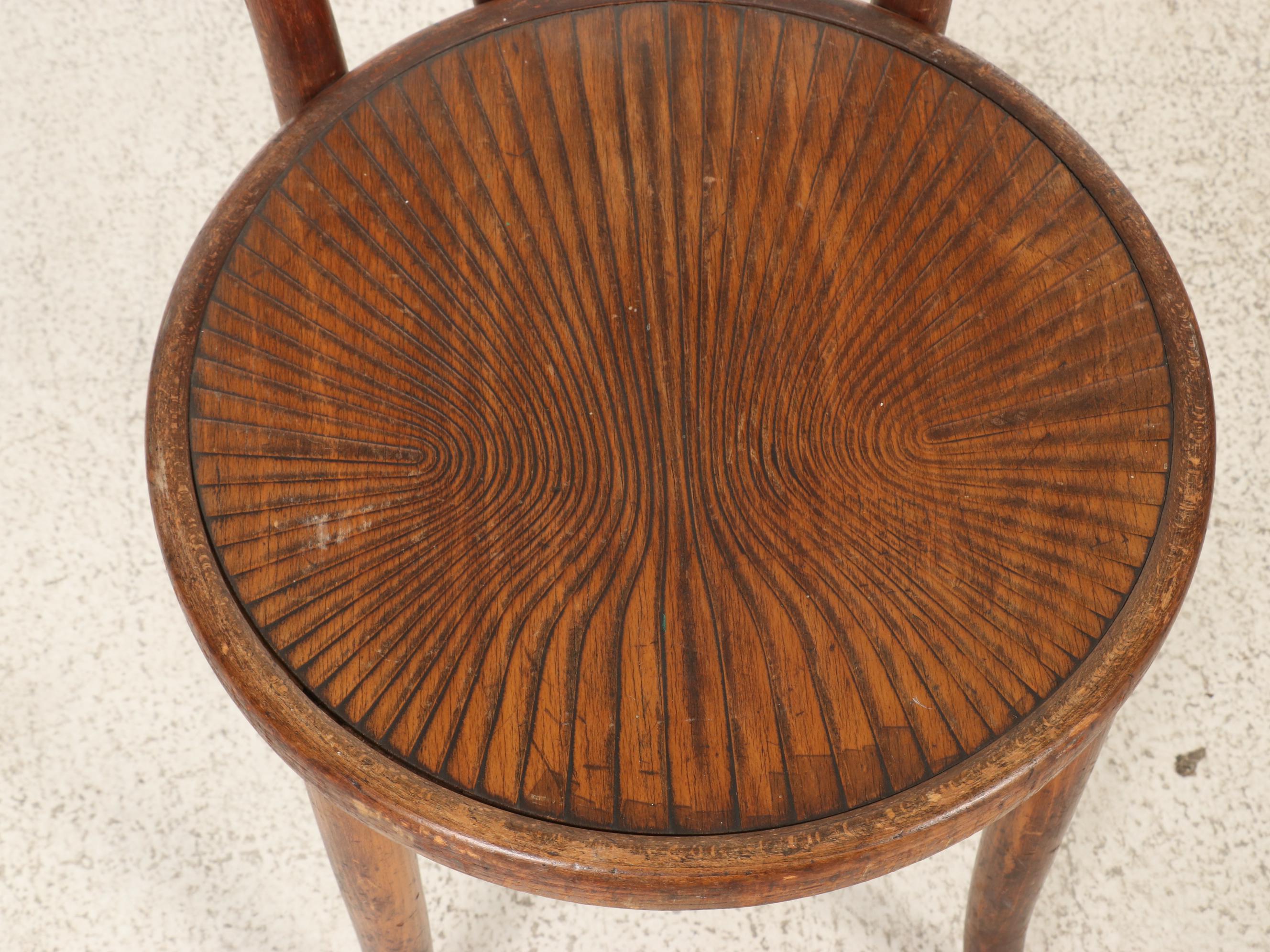 Heywood-Wakefield Blonde Tiered Side Table, Thonet Style Bentwood Chair and More