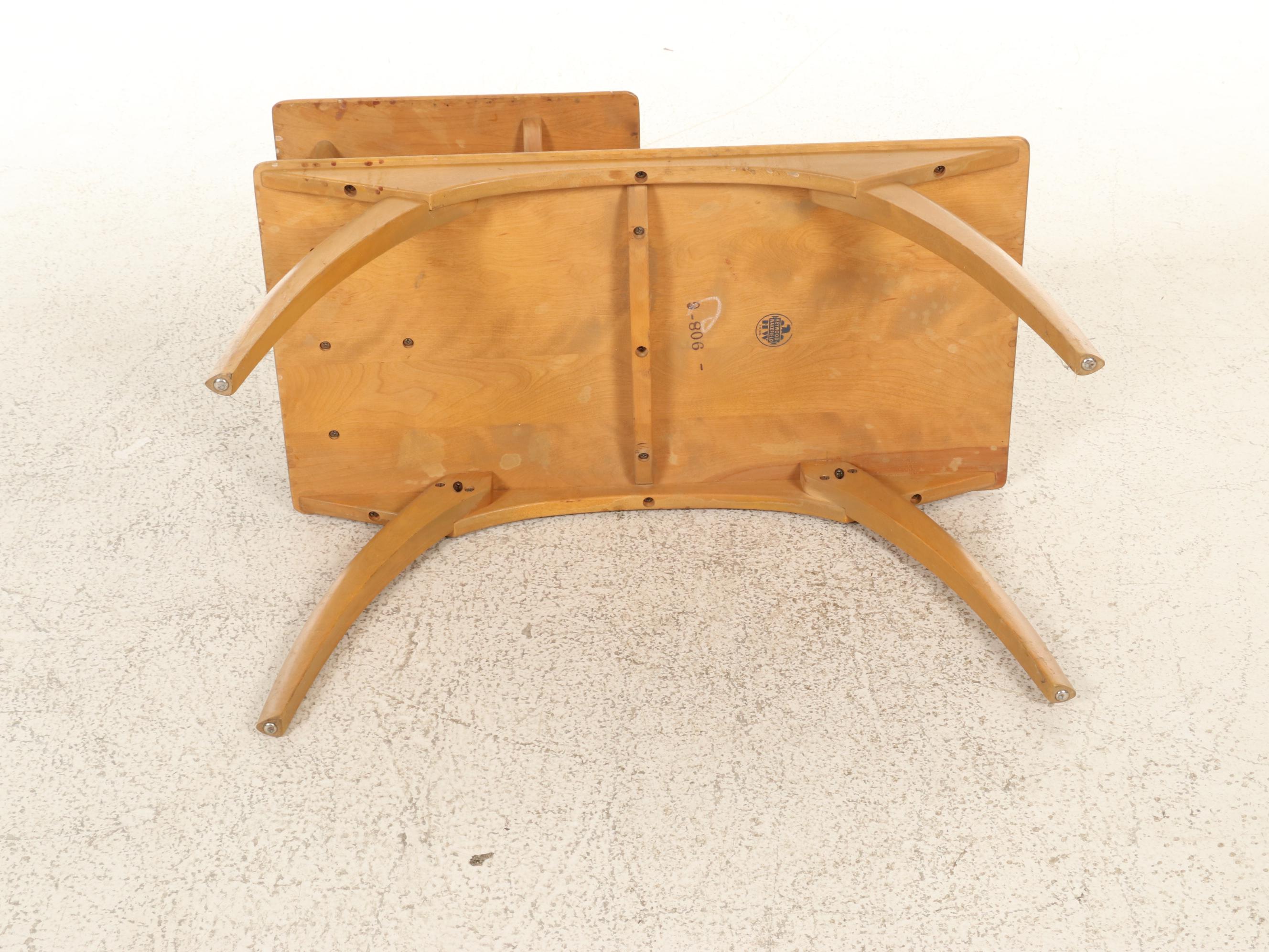 Heywood-Wakefield Blonde Tiered Side Table, Thonet Style Bentwood Chair and More