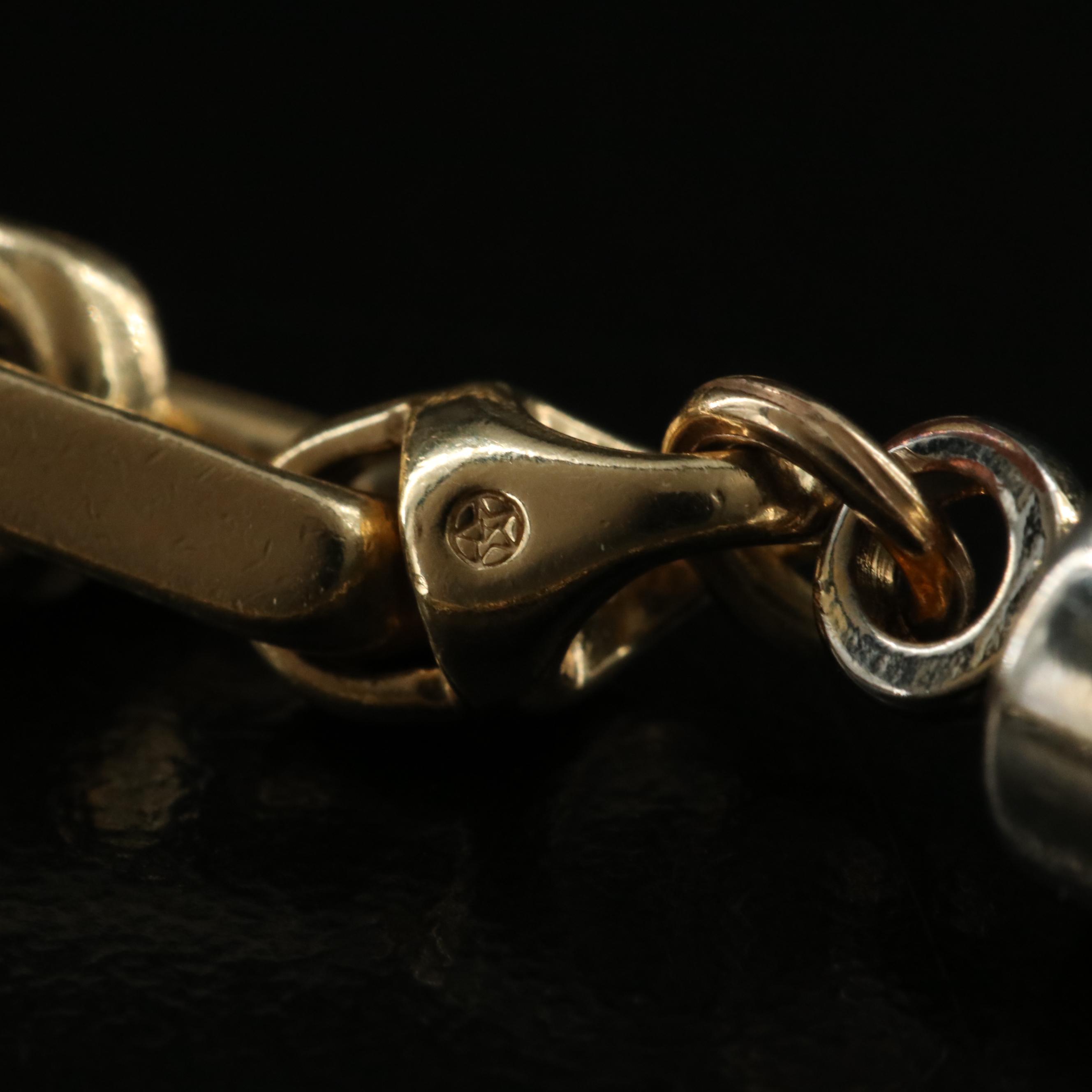 14K Cable Link Necklace