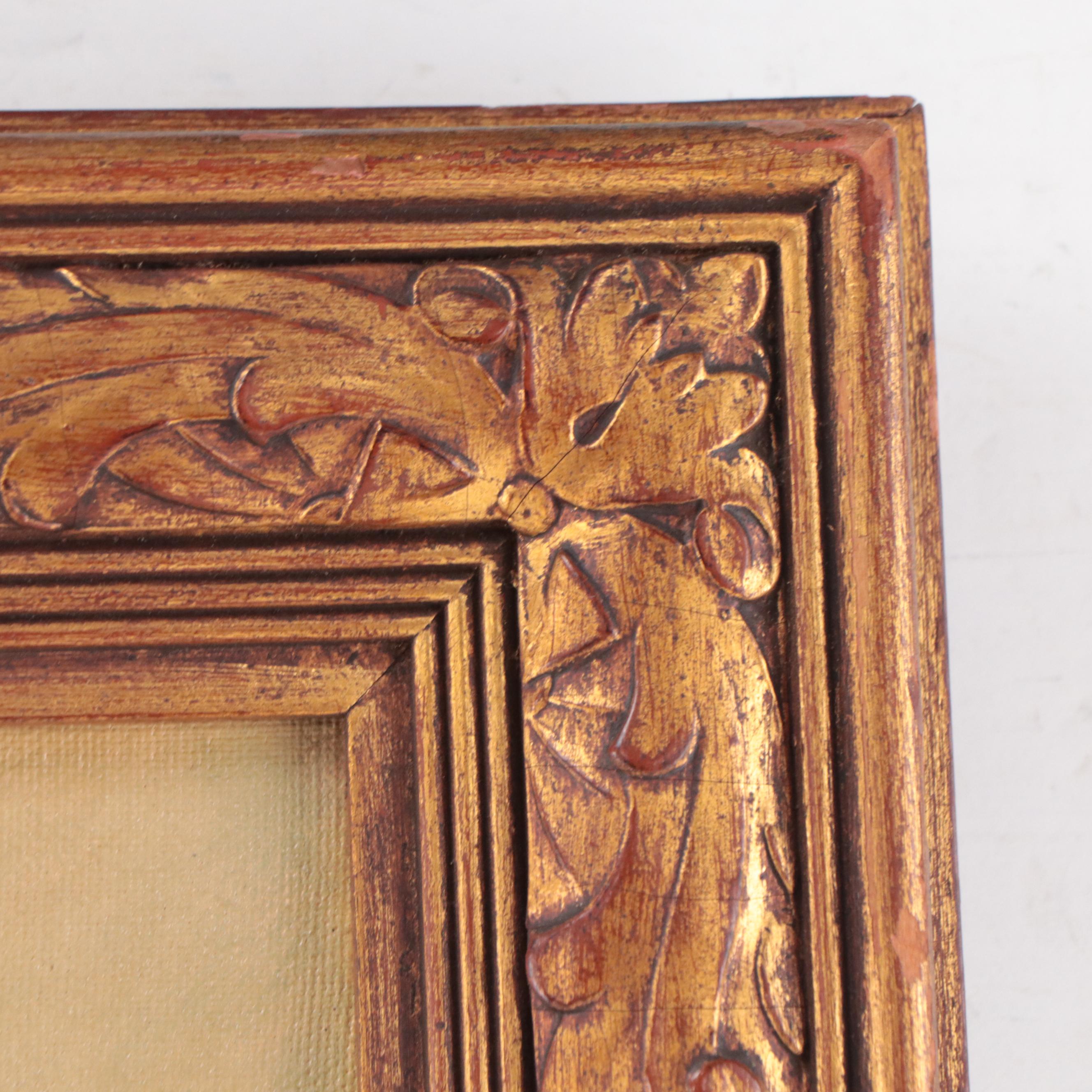 A. Spencer Country Landscape Oil Painting "The Old Bridge"