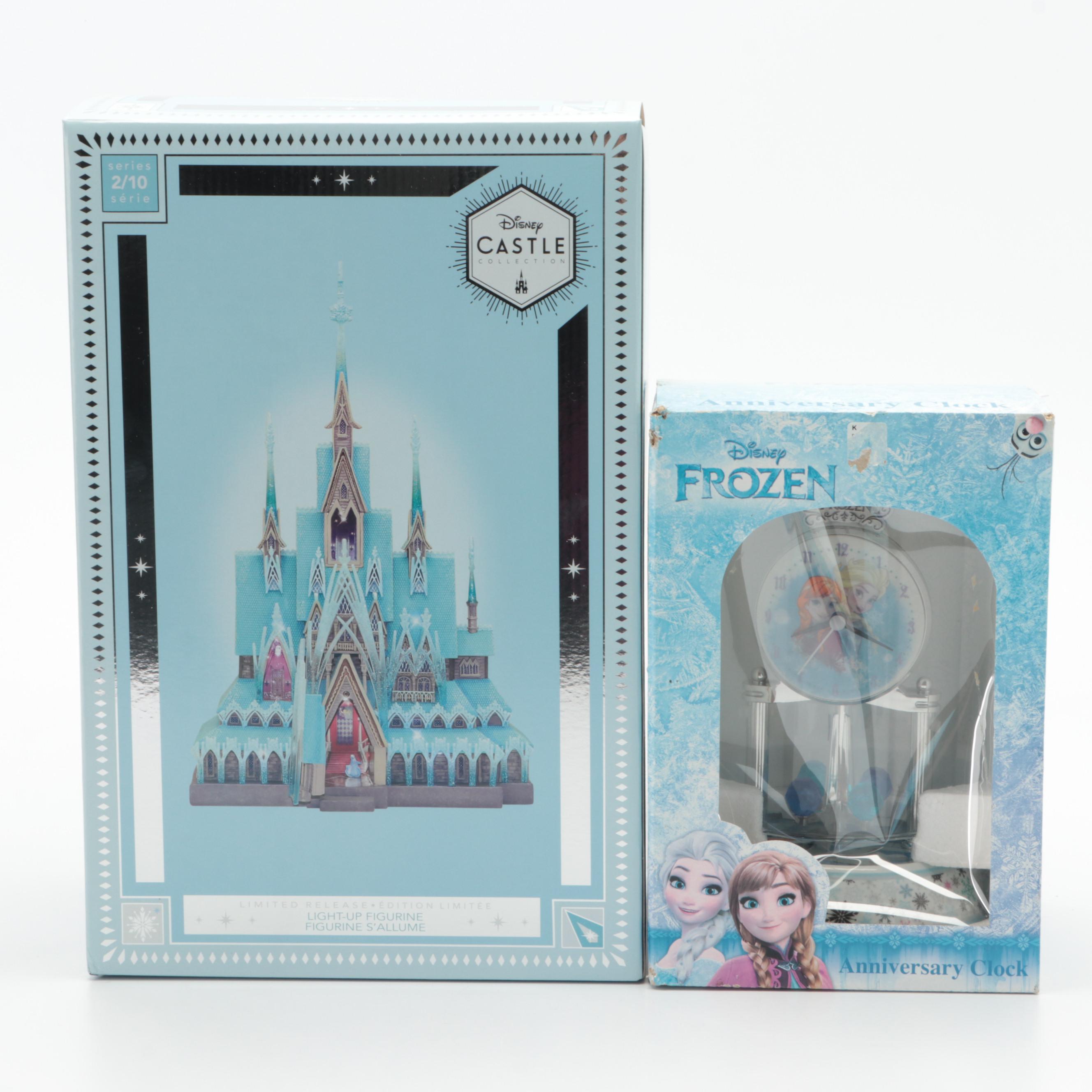 Disney's Frozen Illuminated Castle with RunDisney and Memorabilia Collection