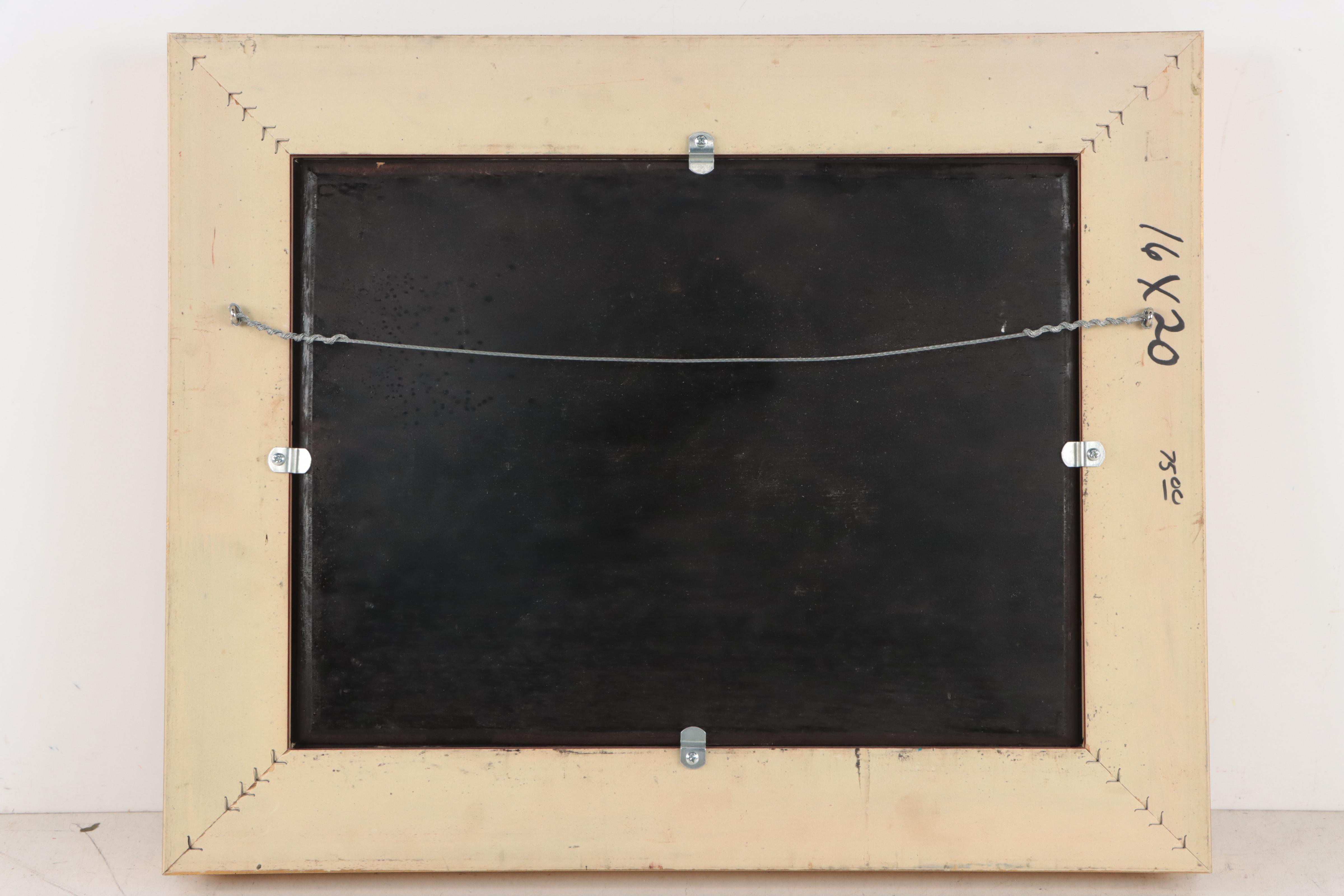 Albert Munghard Oil Painting of New York City Street Scene