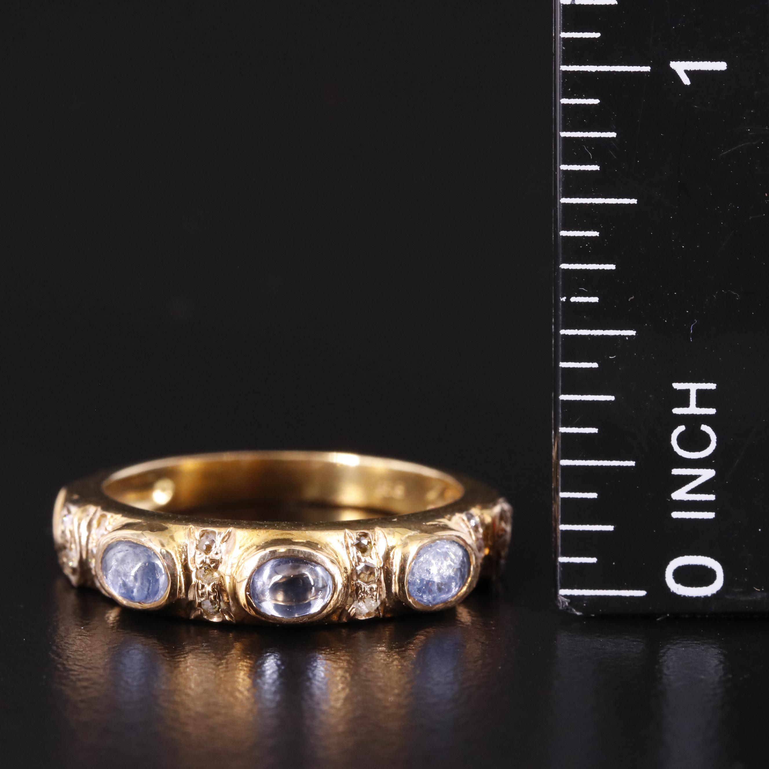 Sterling Sapphire and Diamond Ring