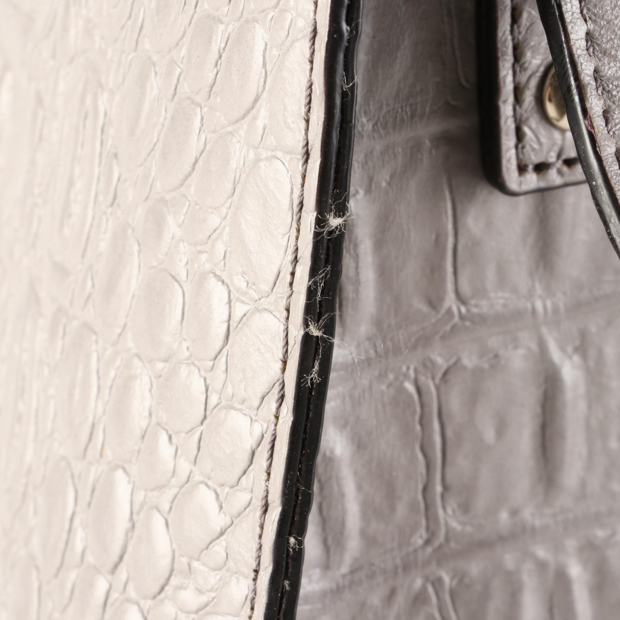 Kate Spade Croc-Embossed Leather Two-Way Bag