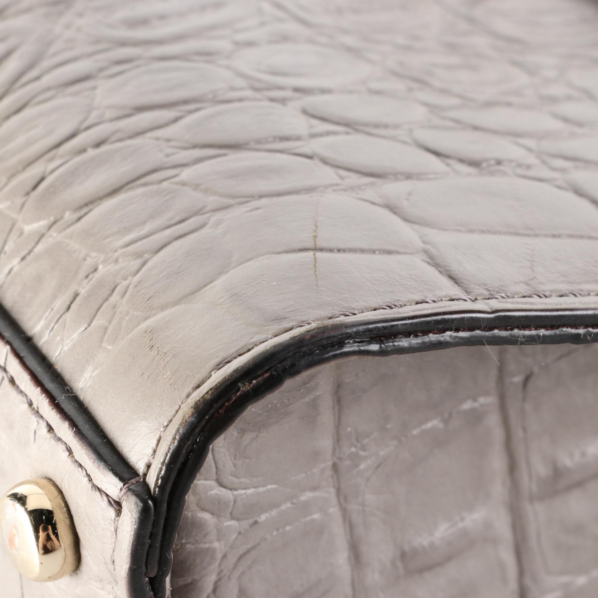 Kate Spade Croc-Embossed Leather Two-Way Bag