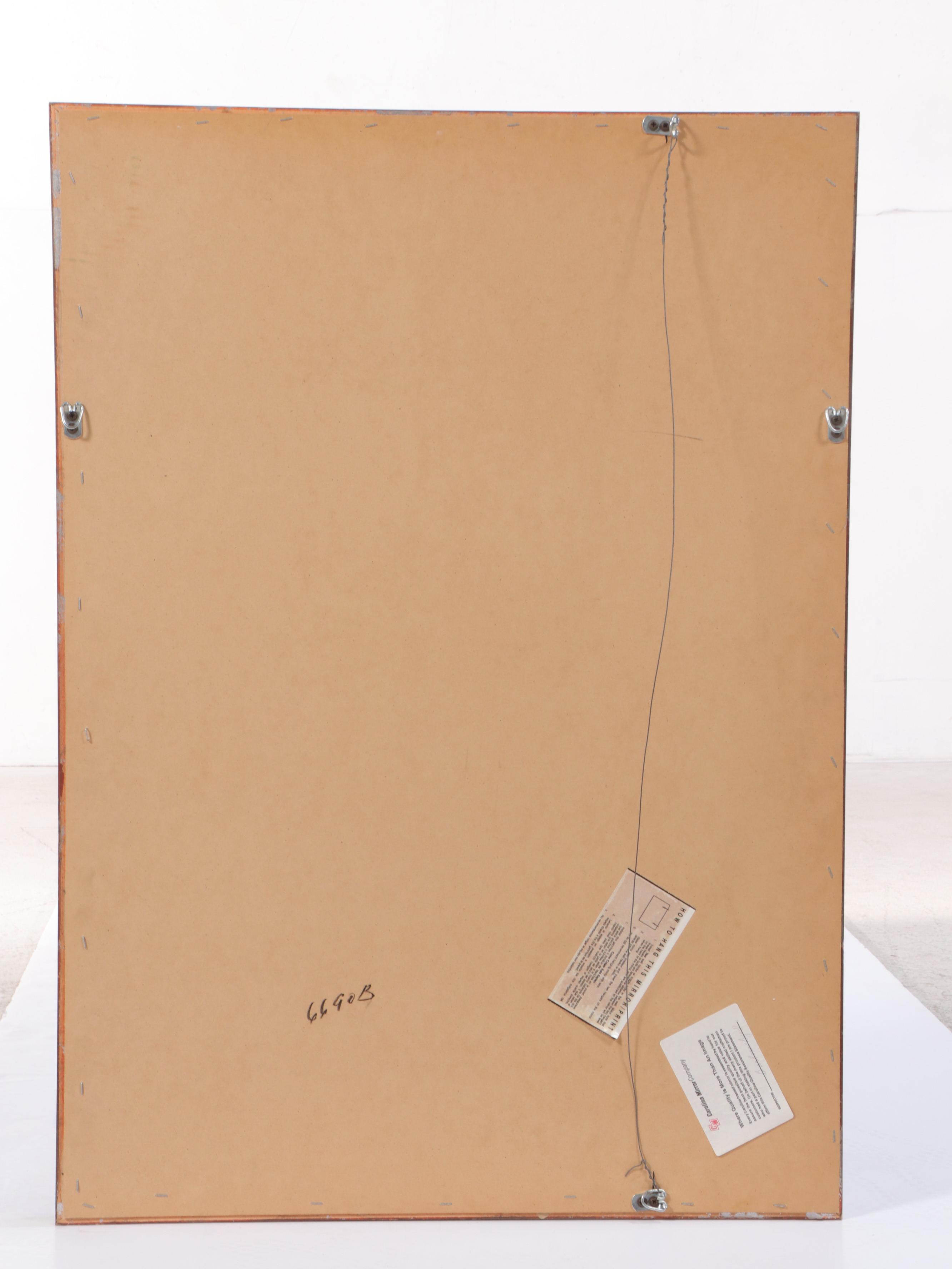 Carolina Mirror Company Neoclassical Style Giltwood and Composition Mirror