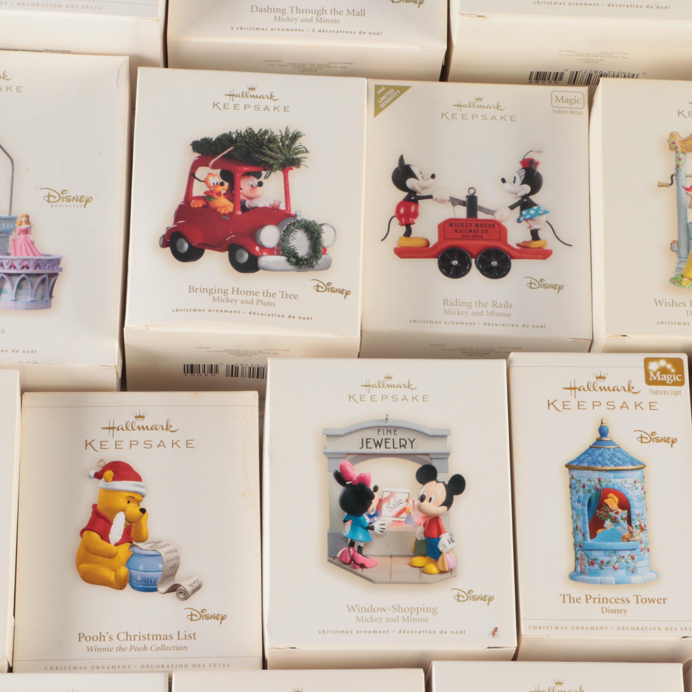 Hallmark Keepsakes Disney Ornament Collection Including "Magic" Ornaments